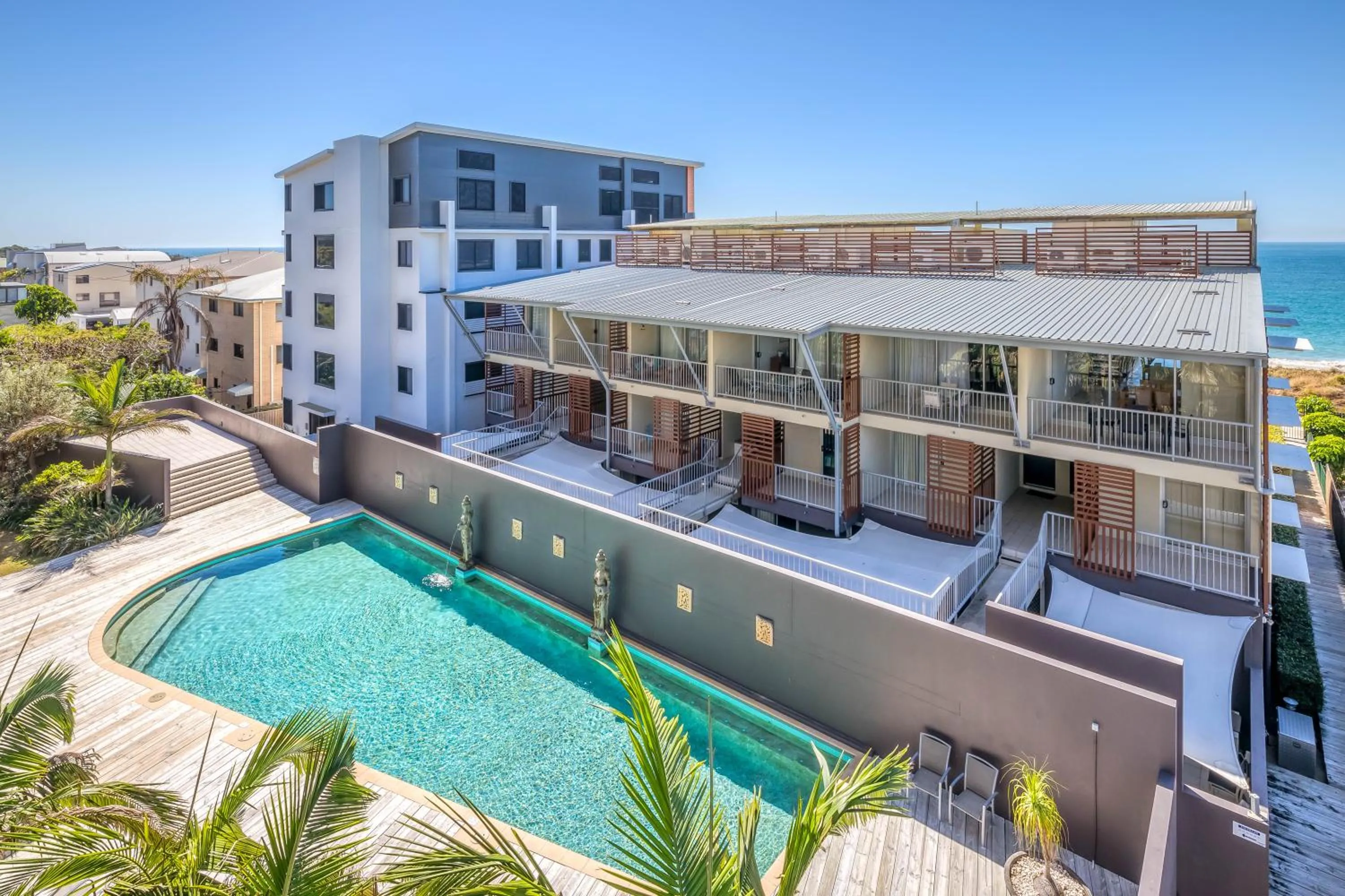 Property building in On The Beach Resort Bribie Island