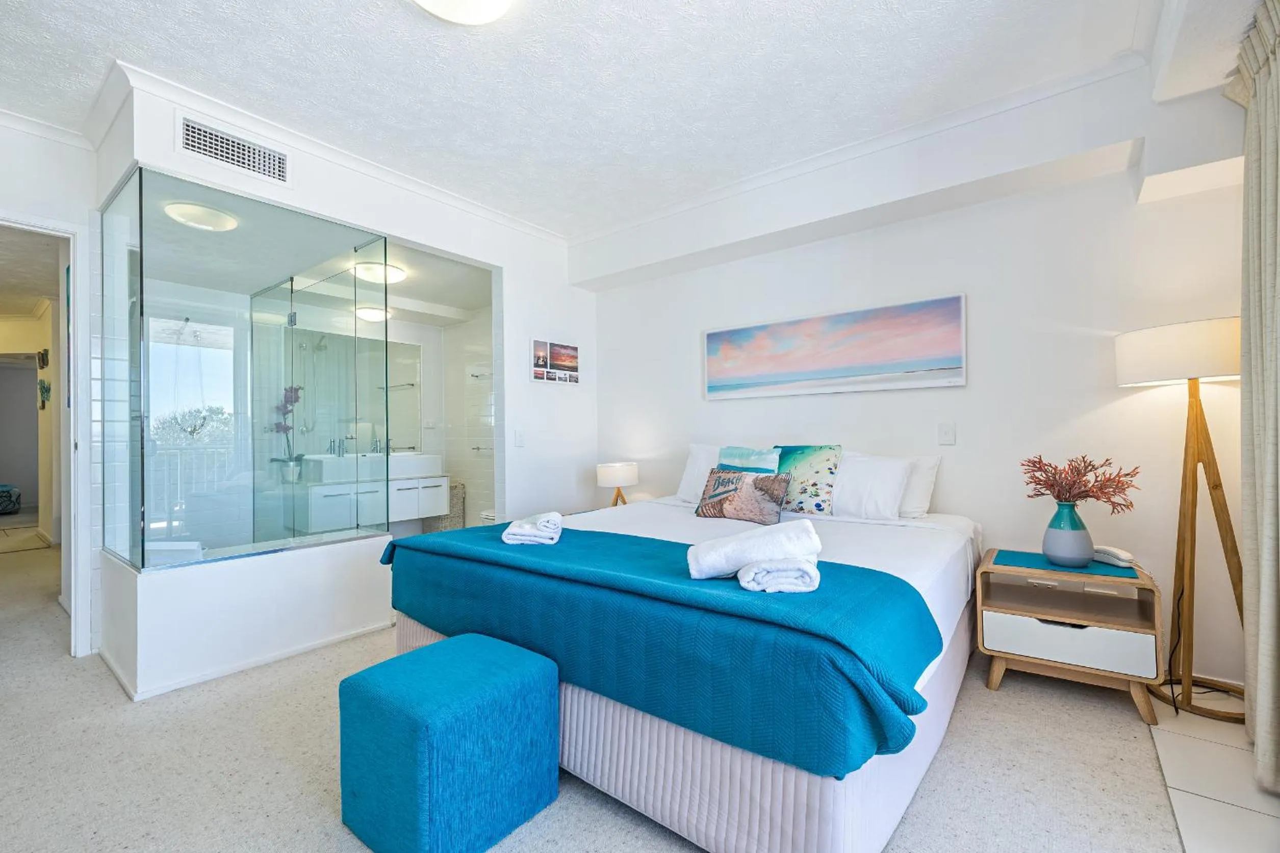 Bed in On The Beach Resort Bribie Island