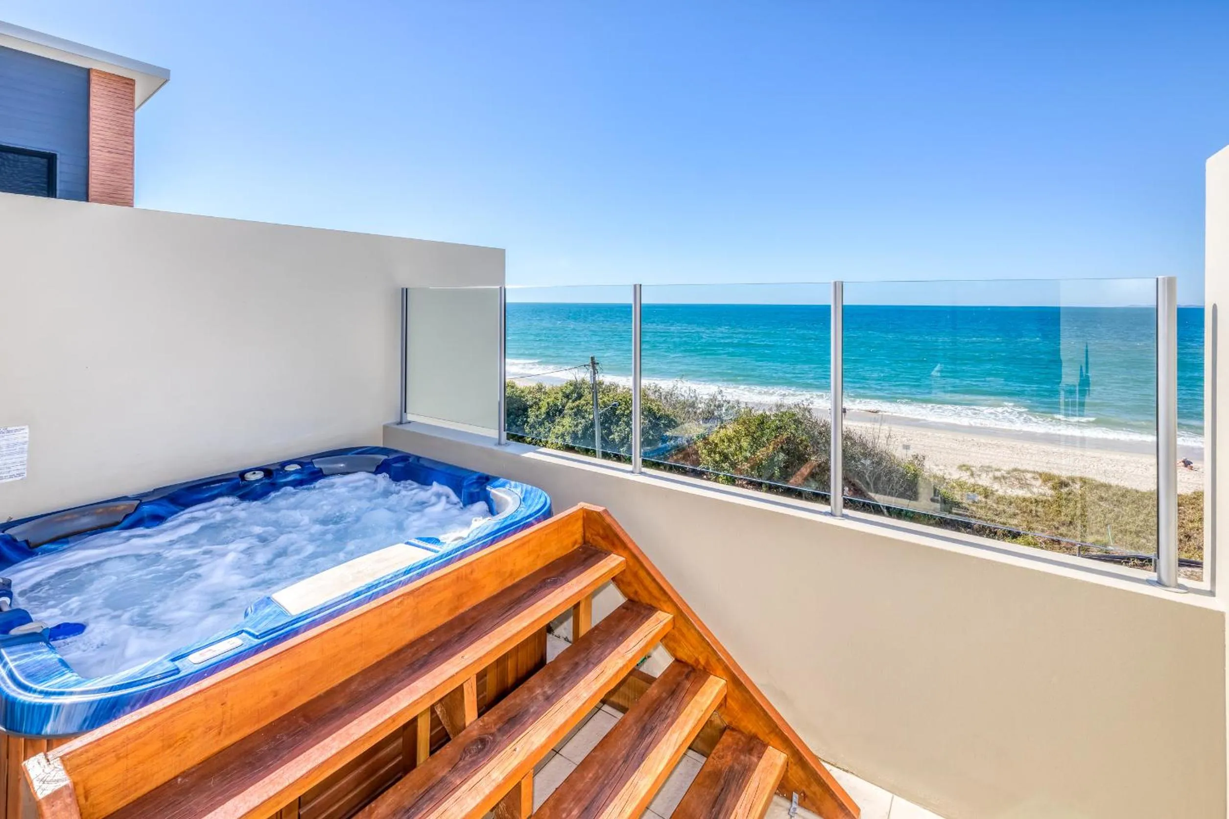 Balcony/Terrace in On The Beach Resort Bribie Island