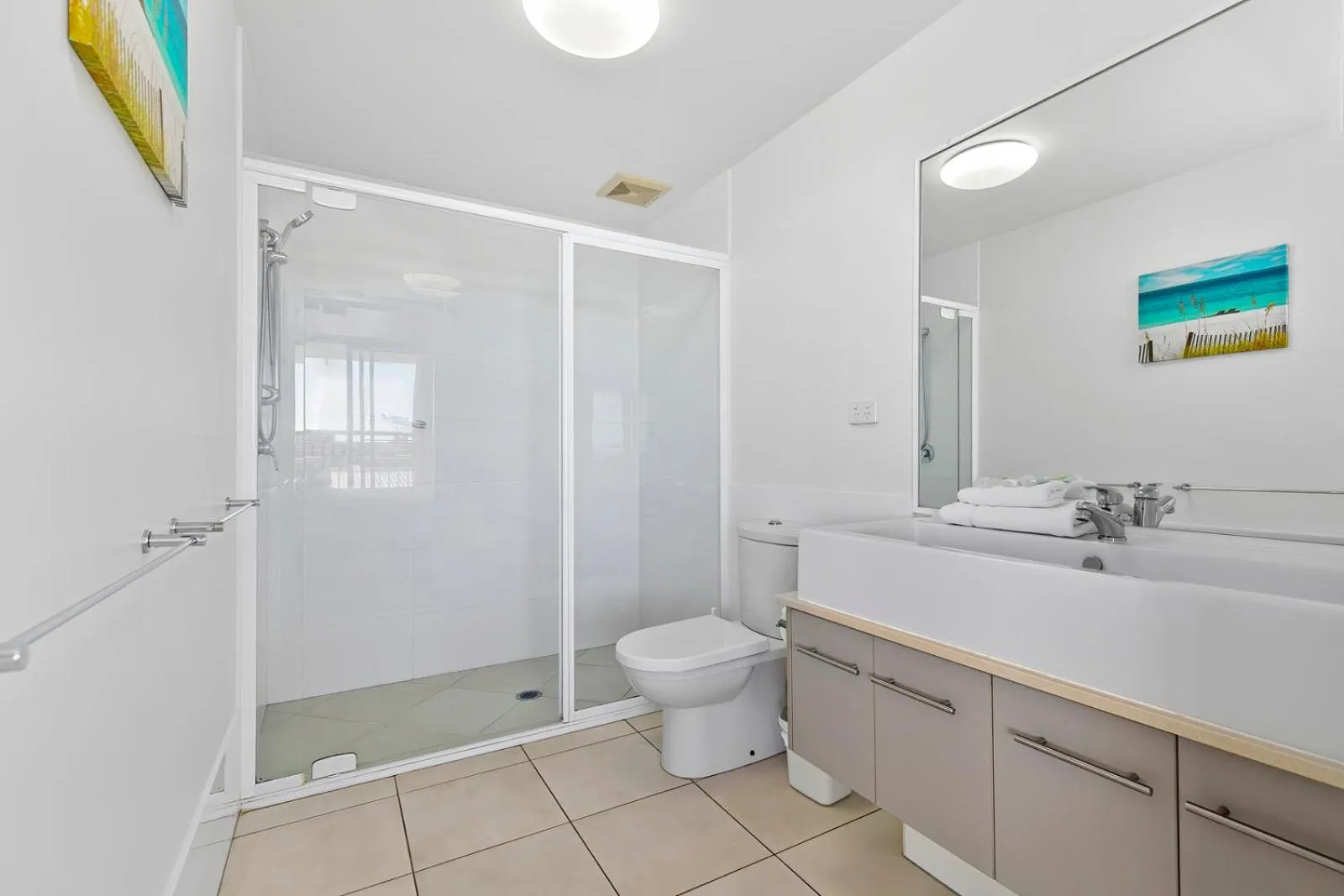 Bathroom in On The Beach Resort Bribie Island