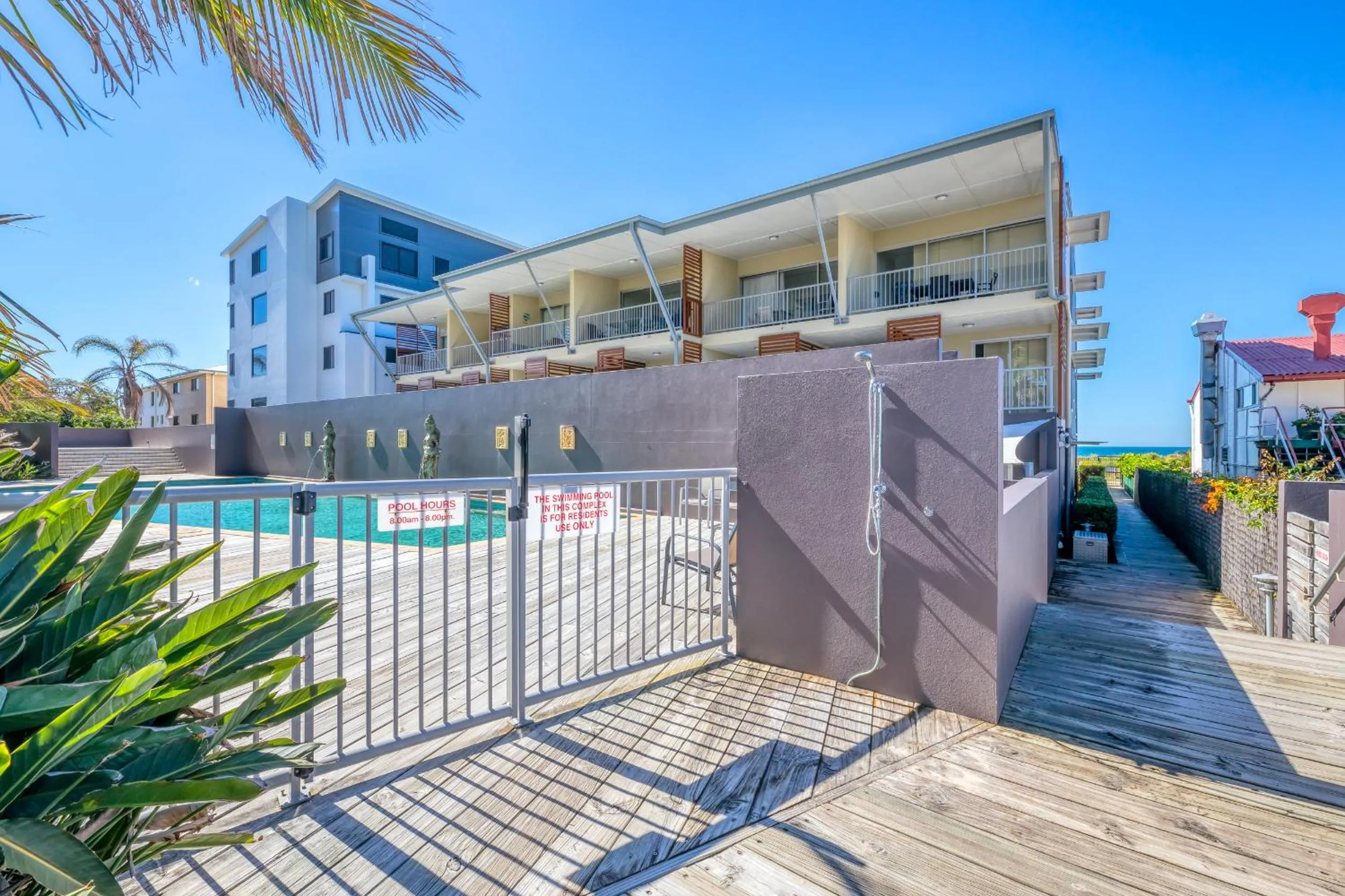 Property building in On The Beach Resort Bribie Island