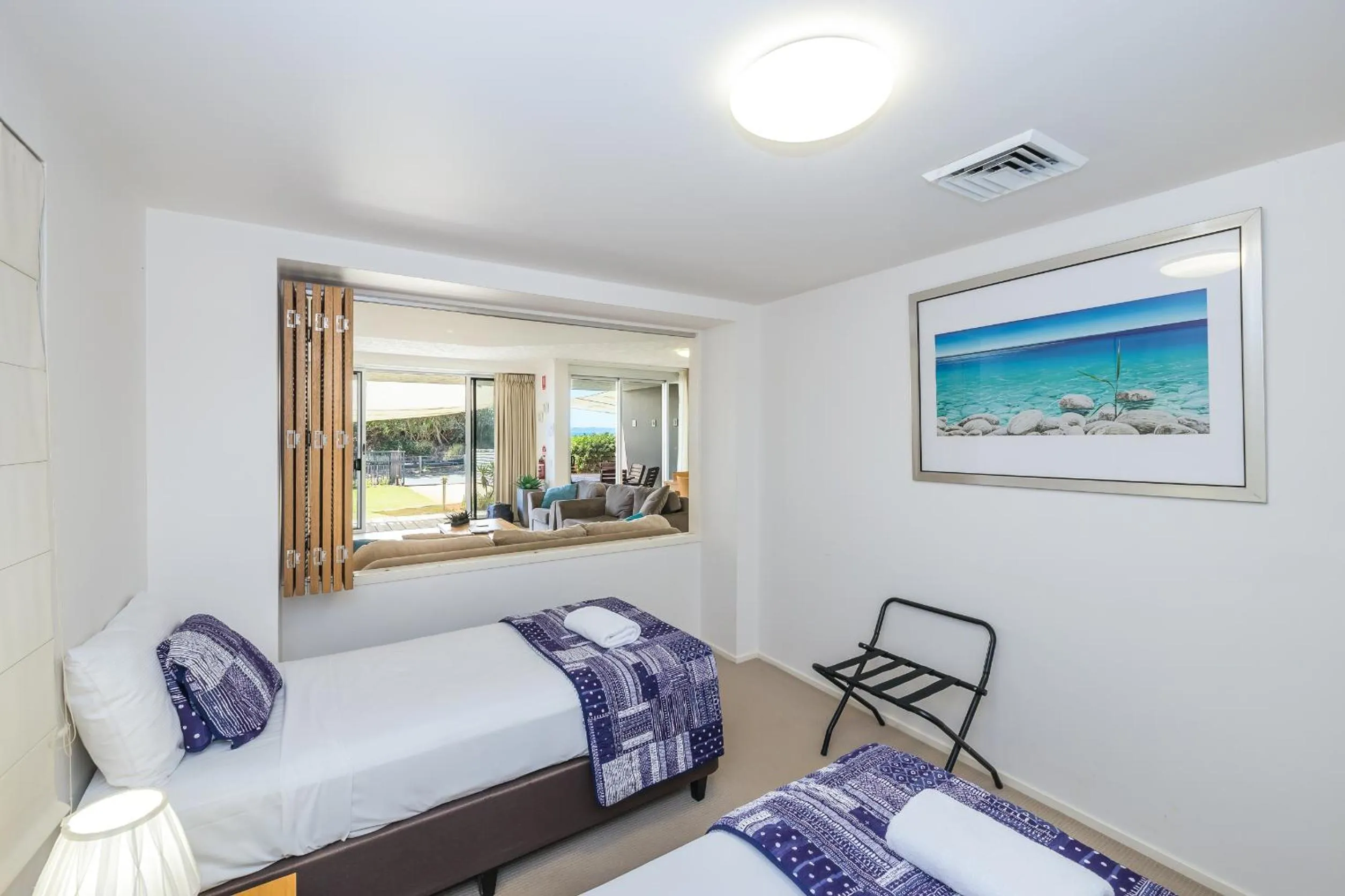 Bed in On The Beach Resort Bribie Island