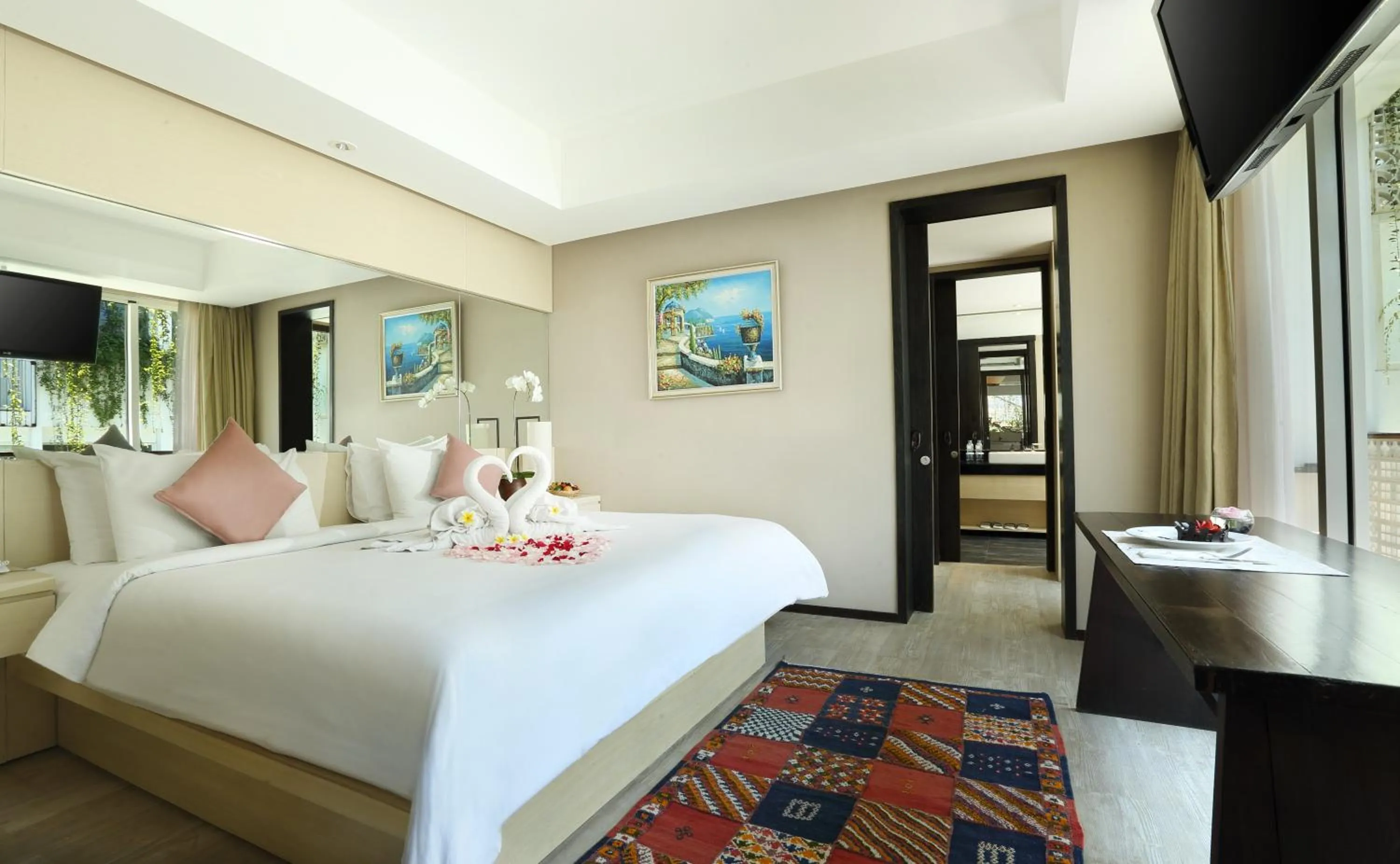 Bedroom, Bed in The Akmani Legian