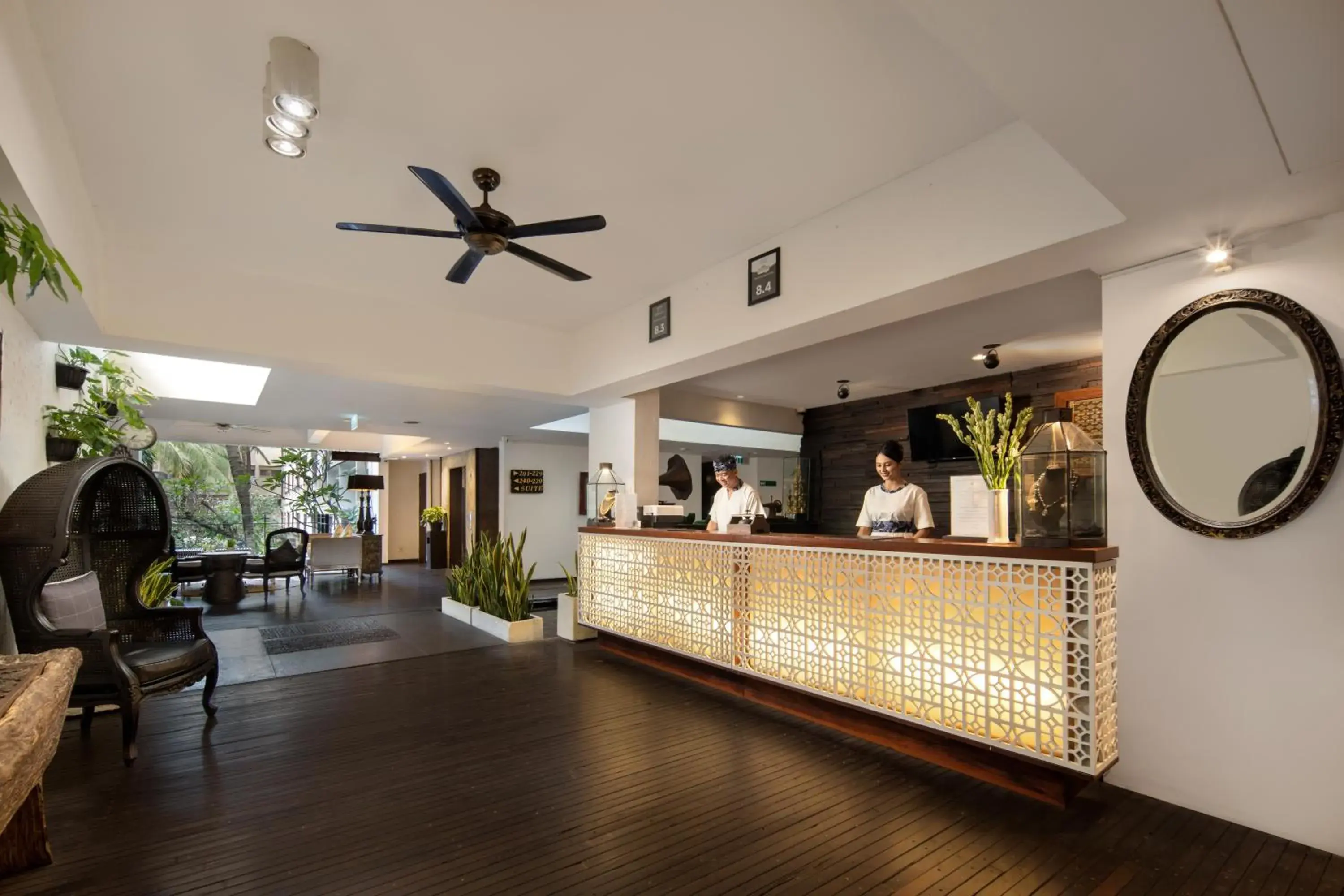 Lobby or reception in The Akmani Legian Lobby or reception in The Akmani Legian