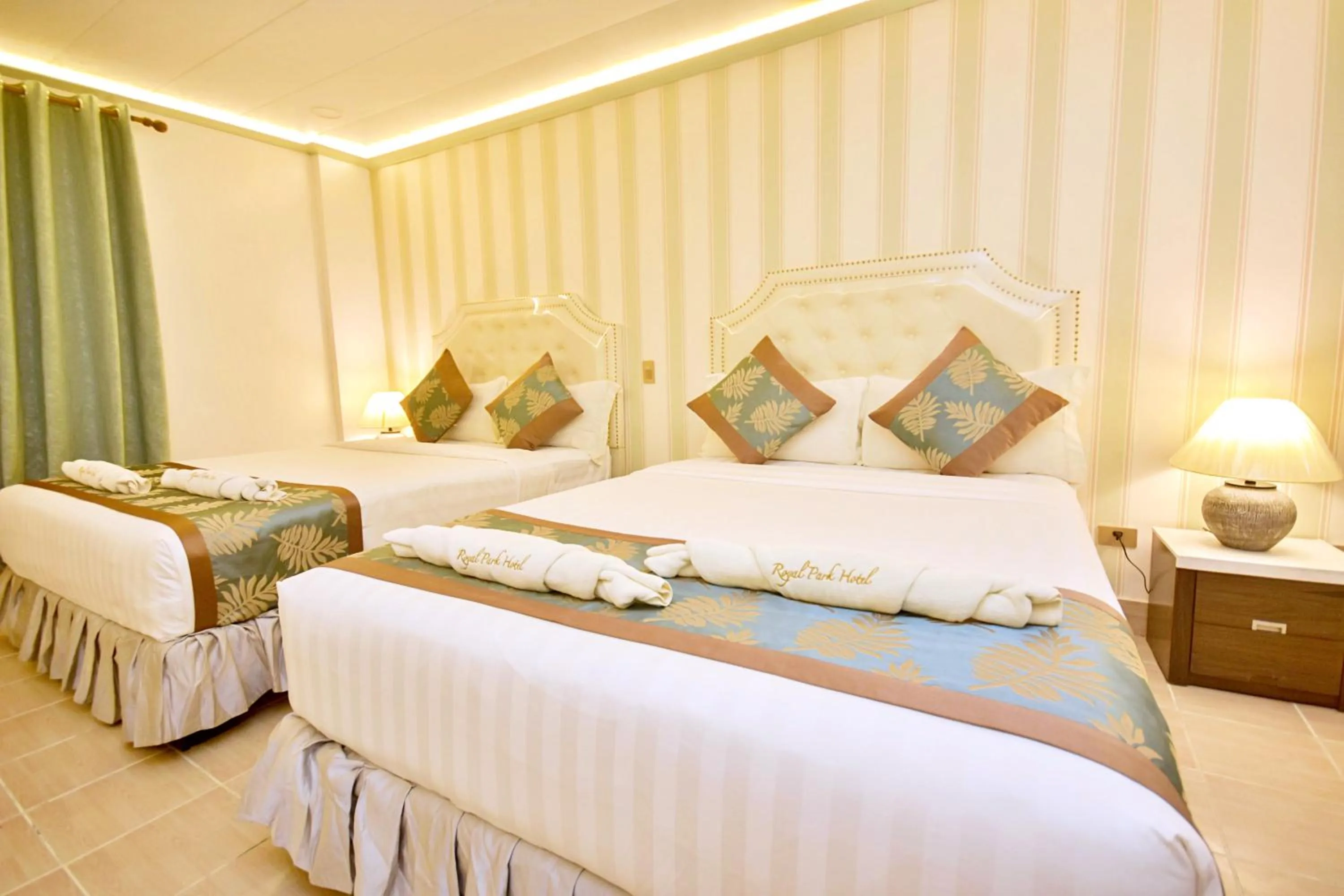 Bed in Royal Park Resort Boracay