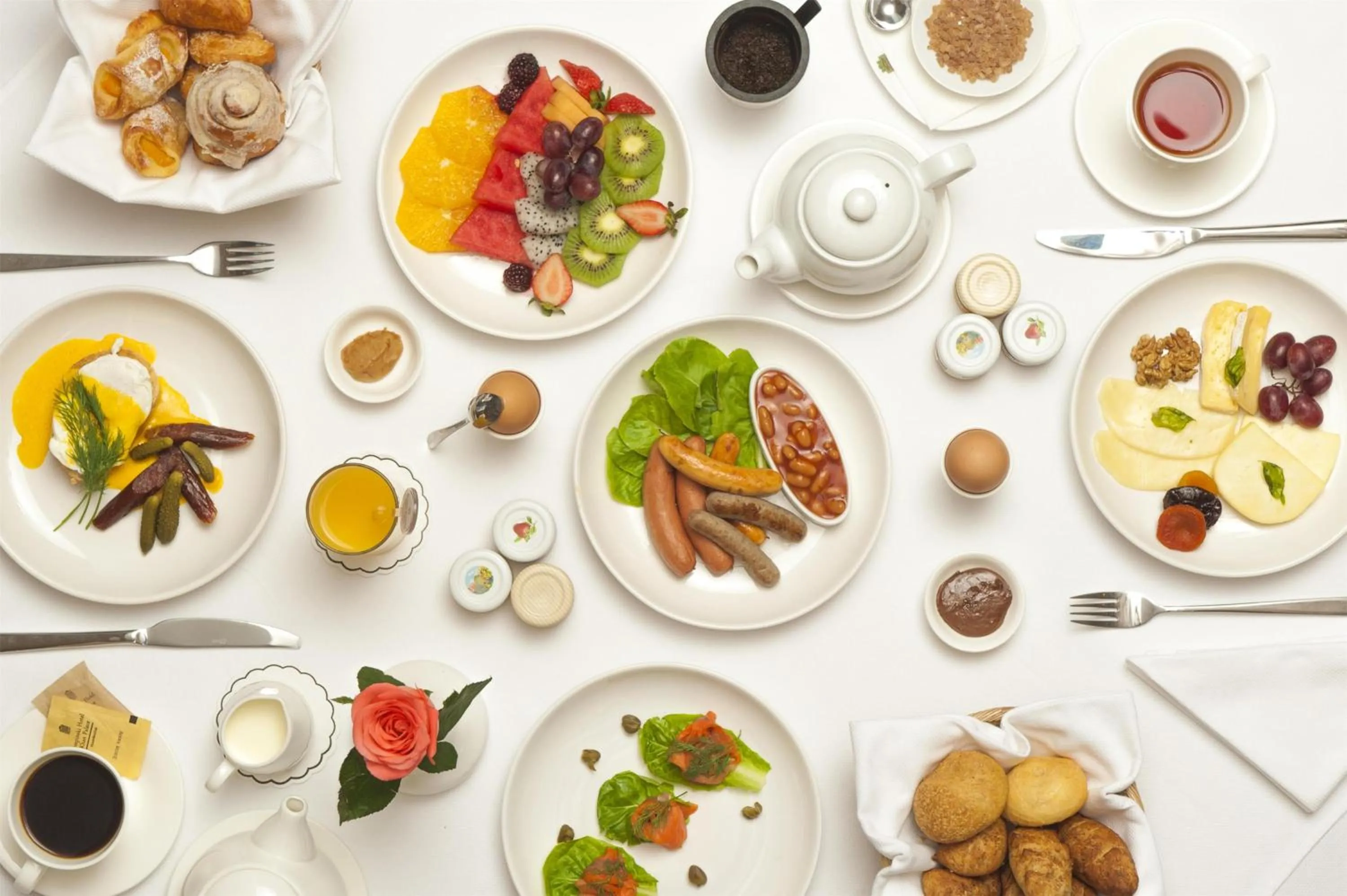 Breakfast in Kempinski Hotel Khan Palace