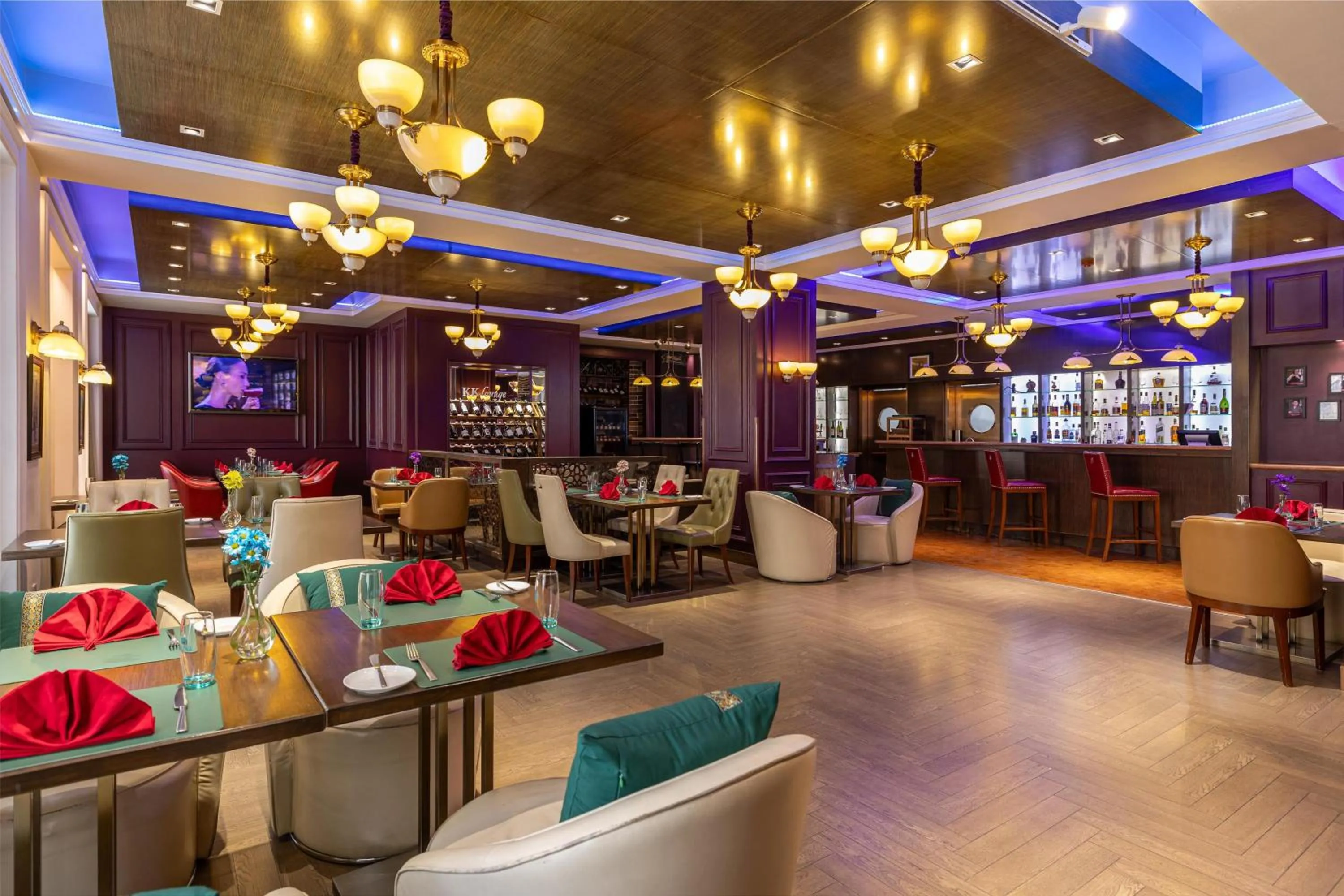 Lounge or bar in Kempinski Hotel Khan Palace