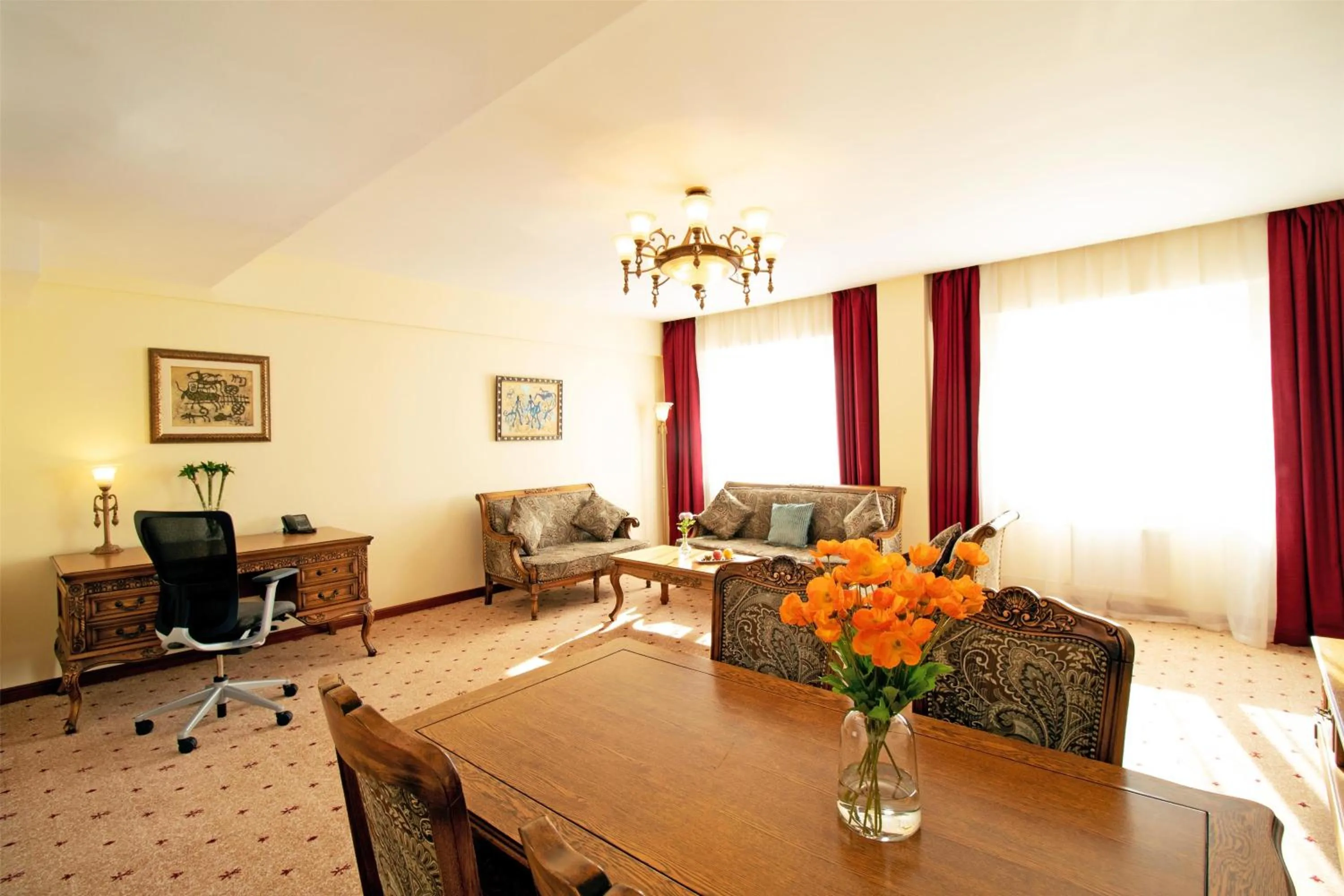 Bedroom in Kempinski Hotel Khan Palace