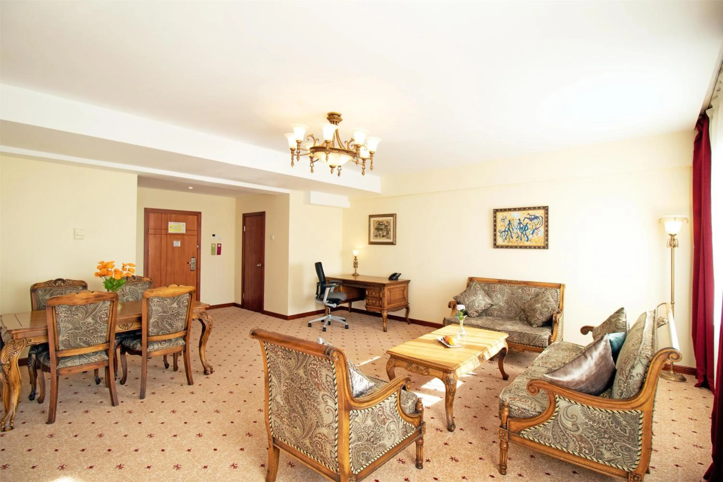 Bedroom in Kempinski Hotel Khan Palace