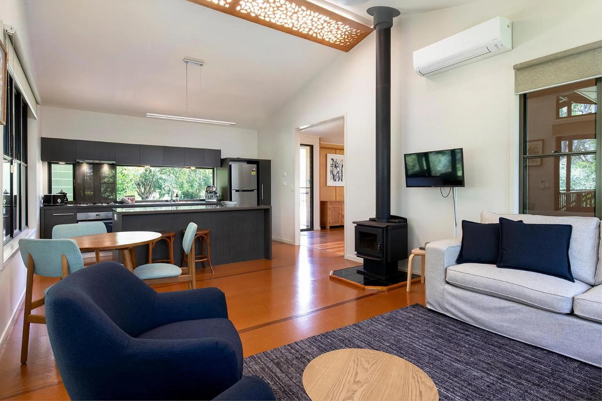 Living room in Eumarella Shores Noosa Lake Retreat