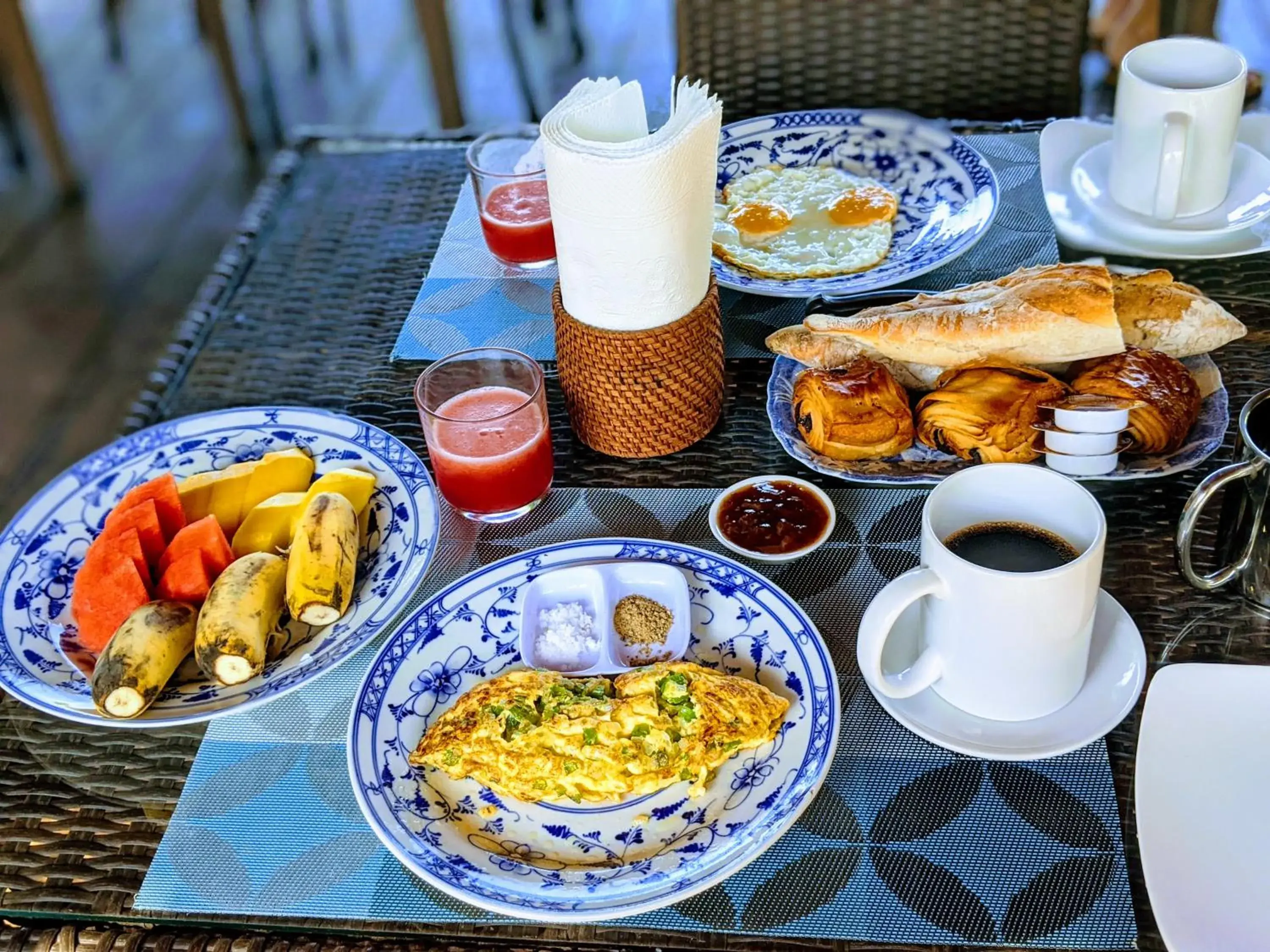 Breakfast in Raingsey Bungalow Breakfast in Raingsey Bungalow