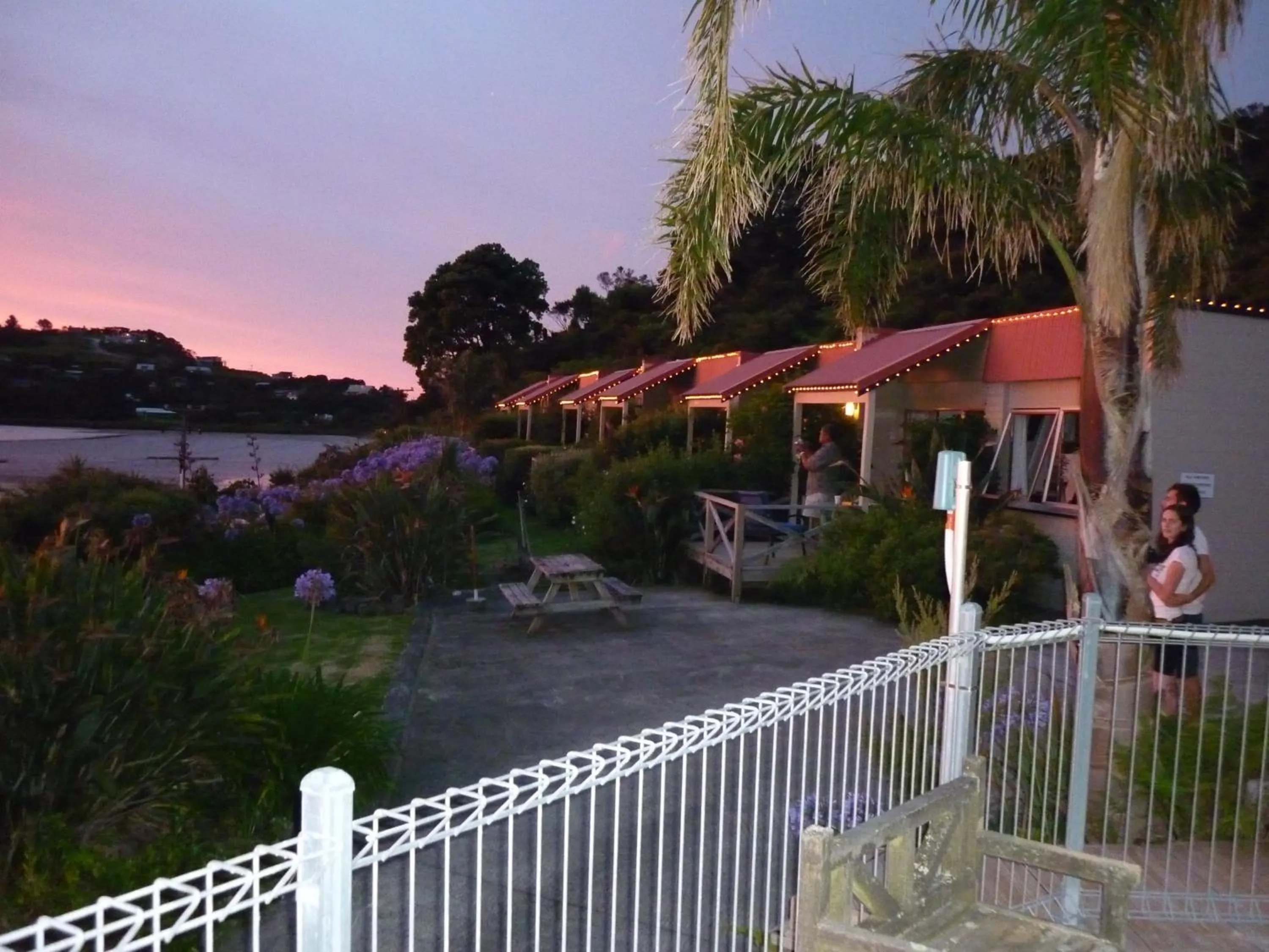 Patio in Harbour View Motel