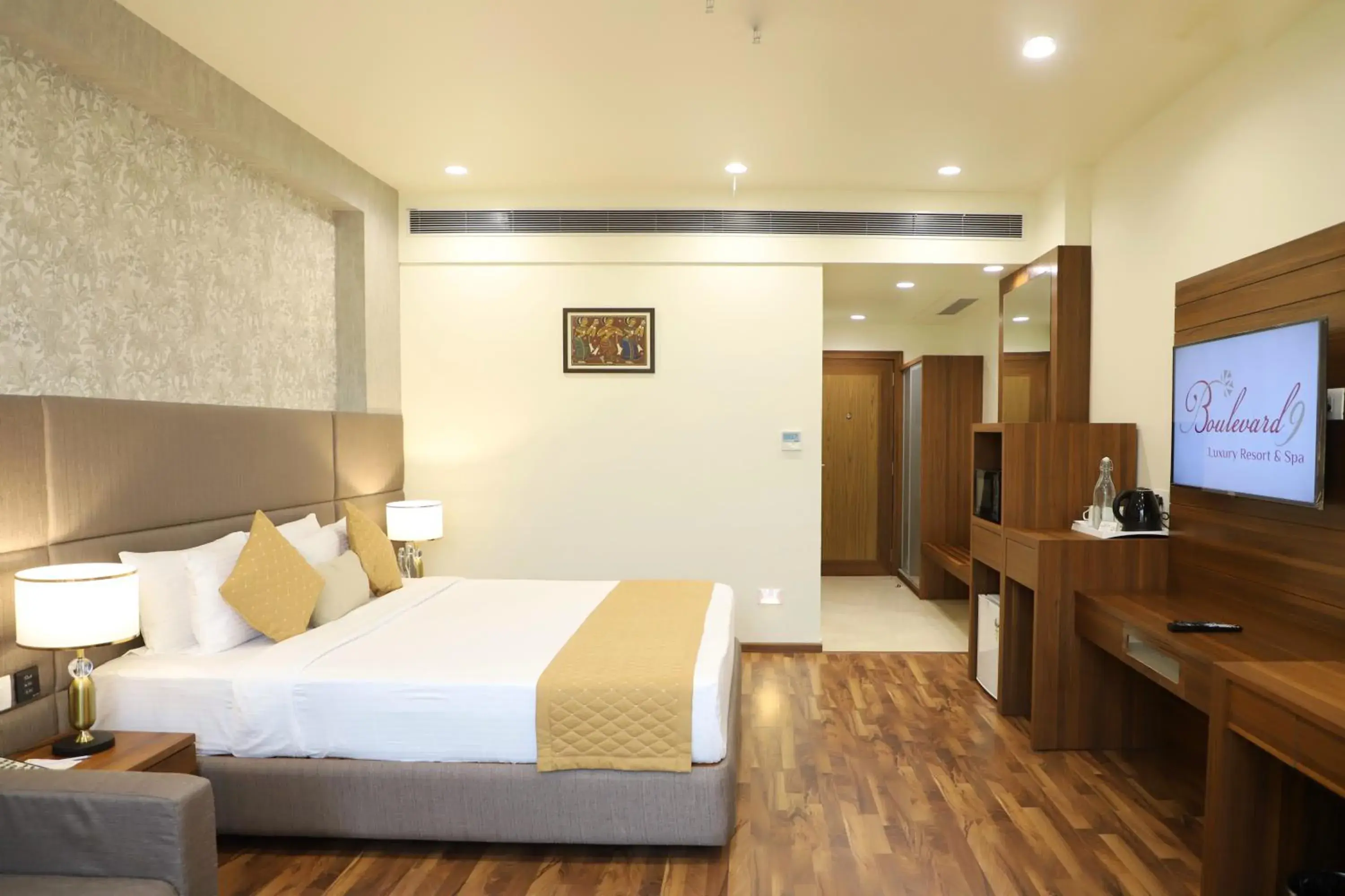 Bed in Boulevard 9 Luxury Resort & Spa Bed in Boulevard 9 Luxury Resort & Spa