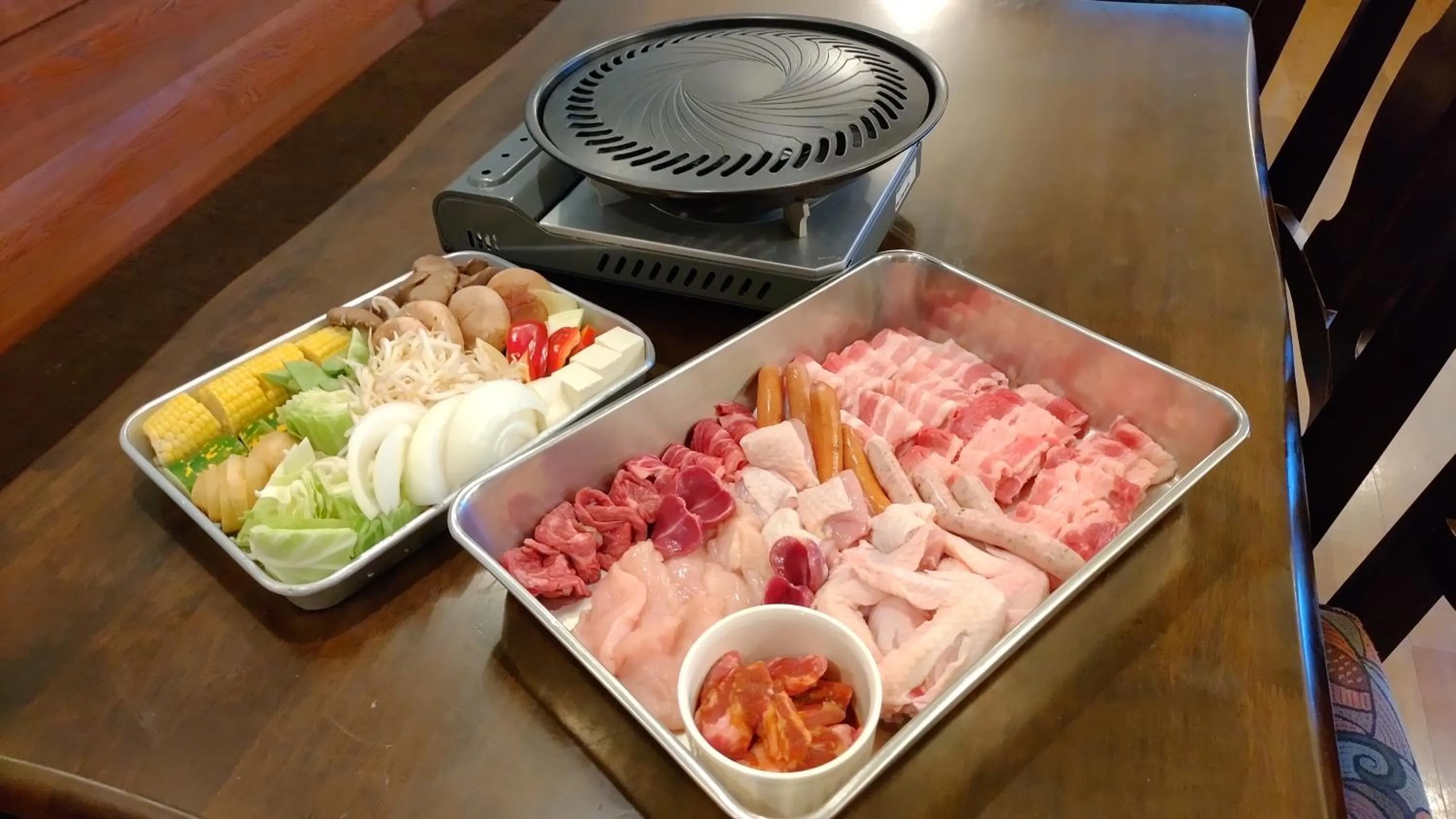 Food and drinks in White Tree Log House Madarao Tangram