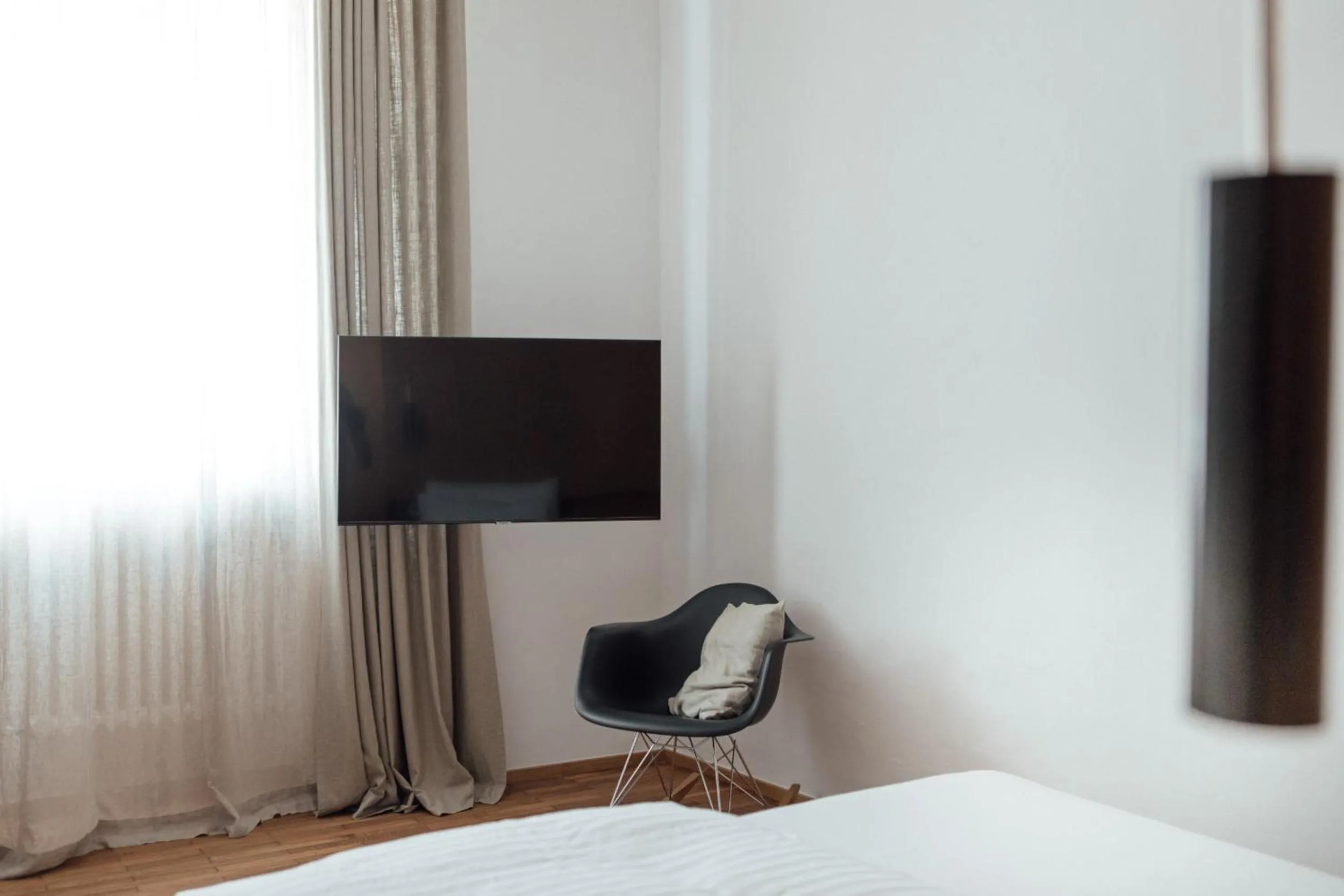 Photo of the whole room, Bed in Haus am Turm