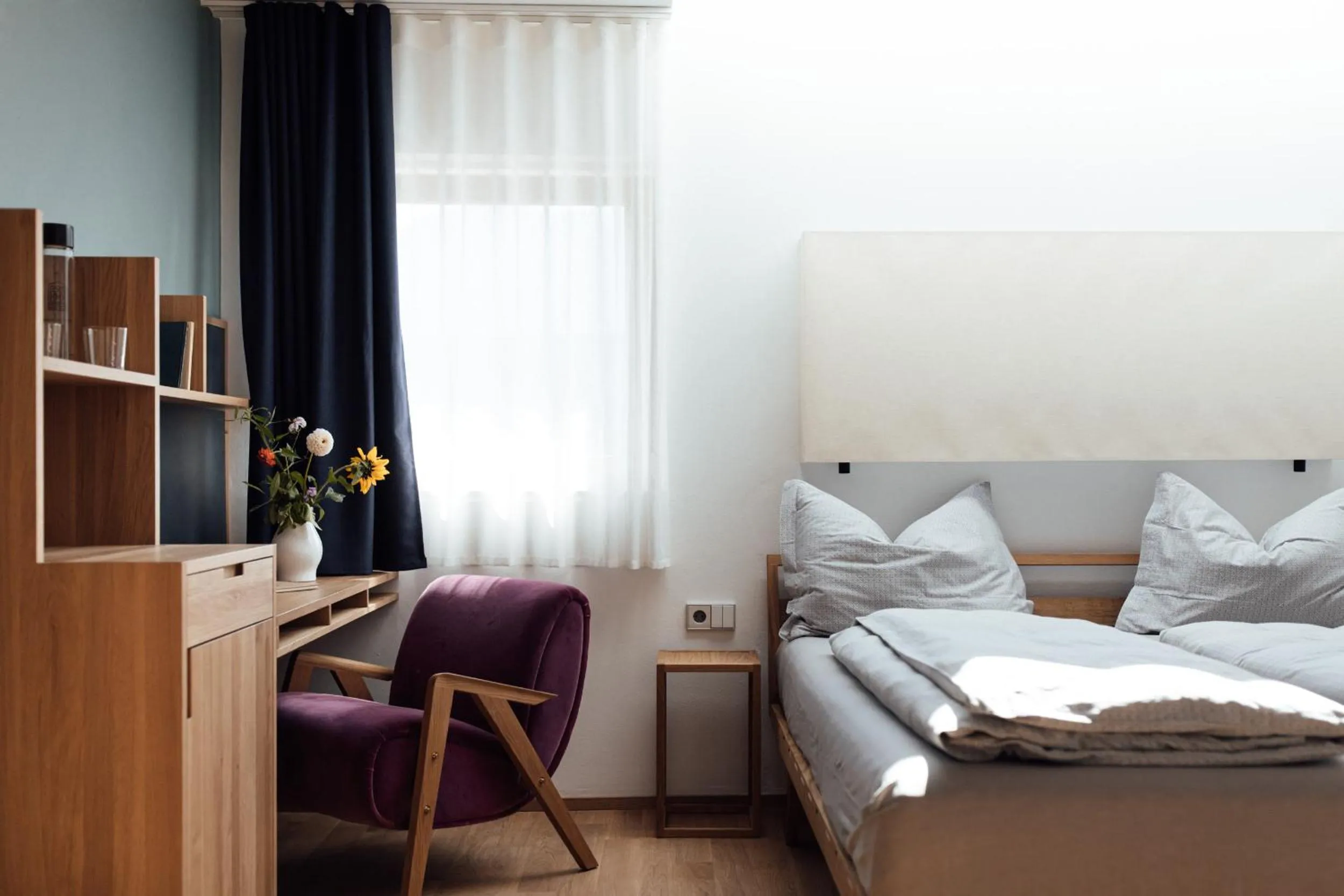 Photo of the whole room, Bed in Haus am Turm