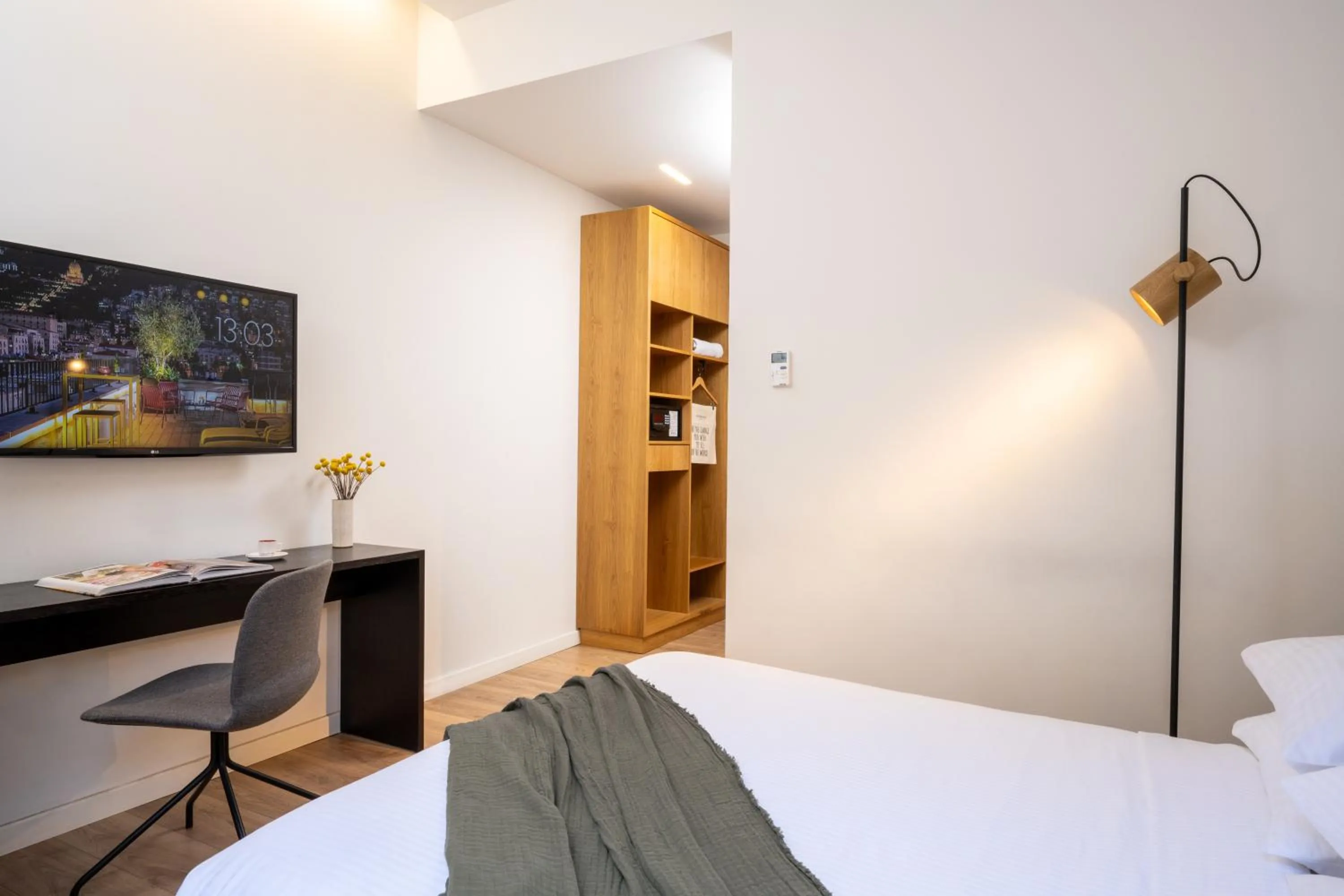 Bed in Schumacher Hotel Haifa