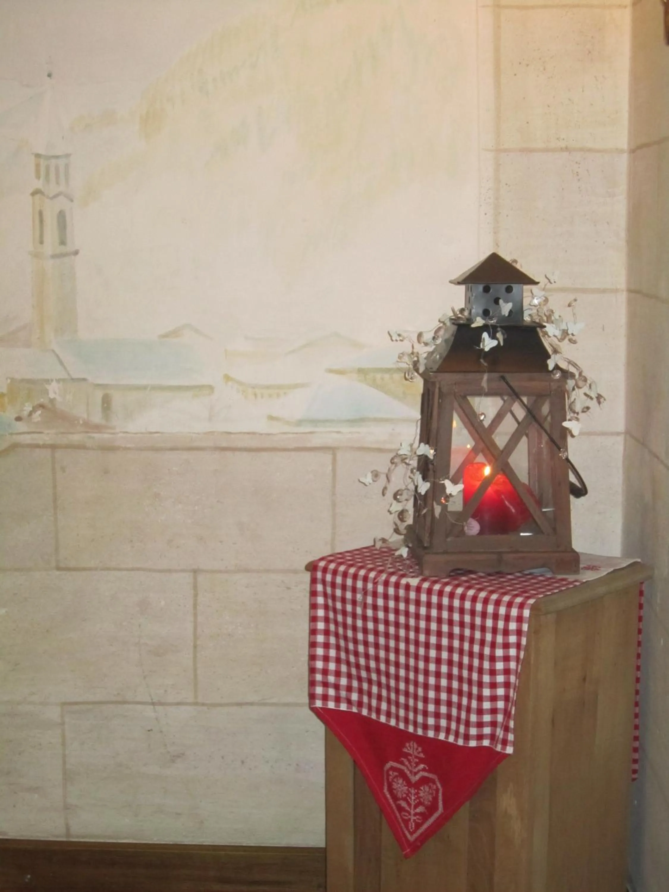 Decorative detail in Hotel Alpina