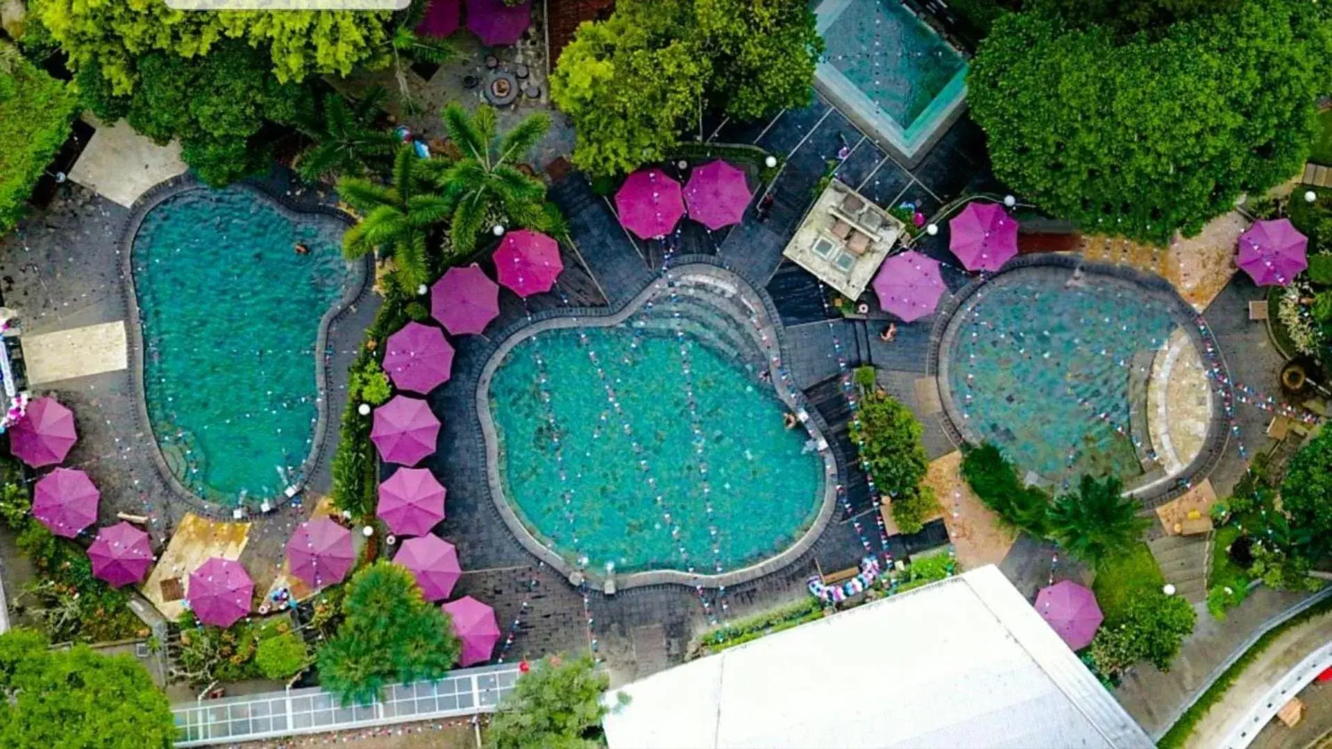 Restaurant/places to eat, Bird's-eye View in Gracia Spa Resort