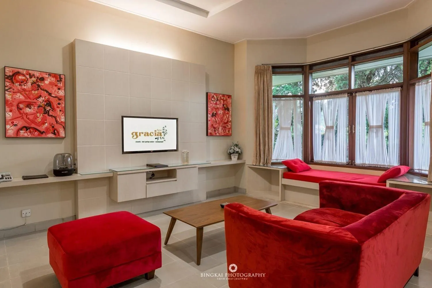 Living room in Gracia Spa Resort Hotel