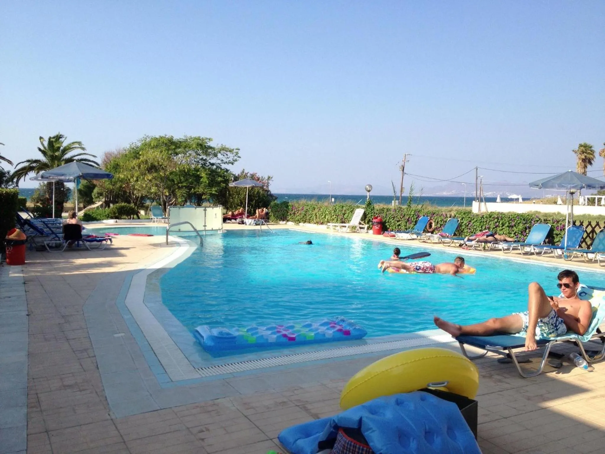 Swimming pool in Miros Hotel Apartments