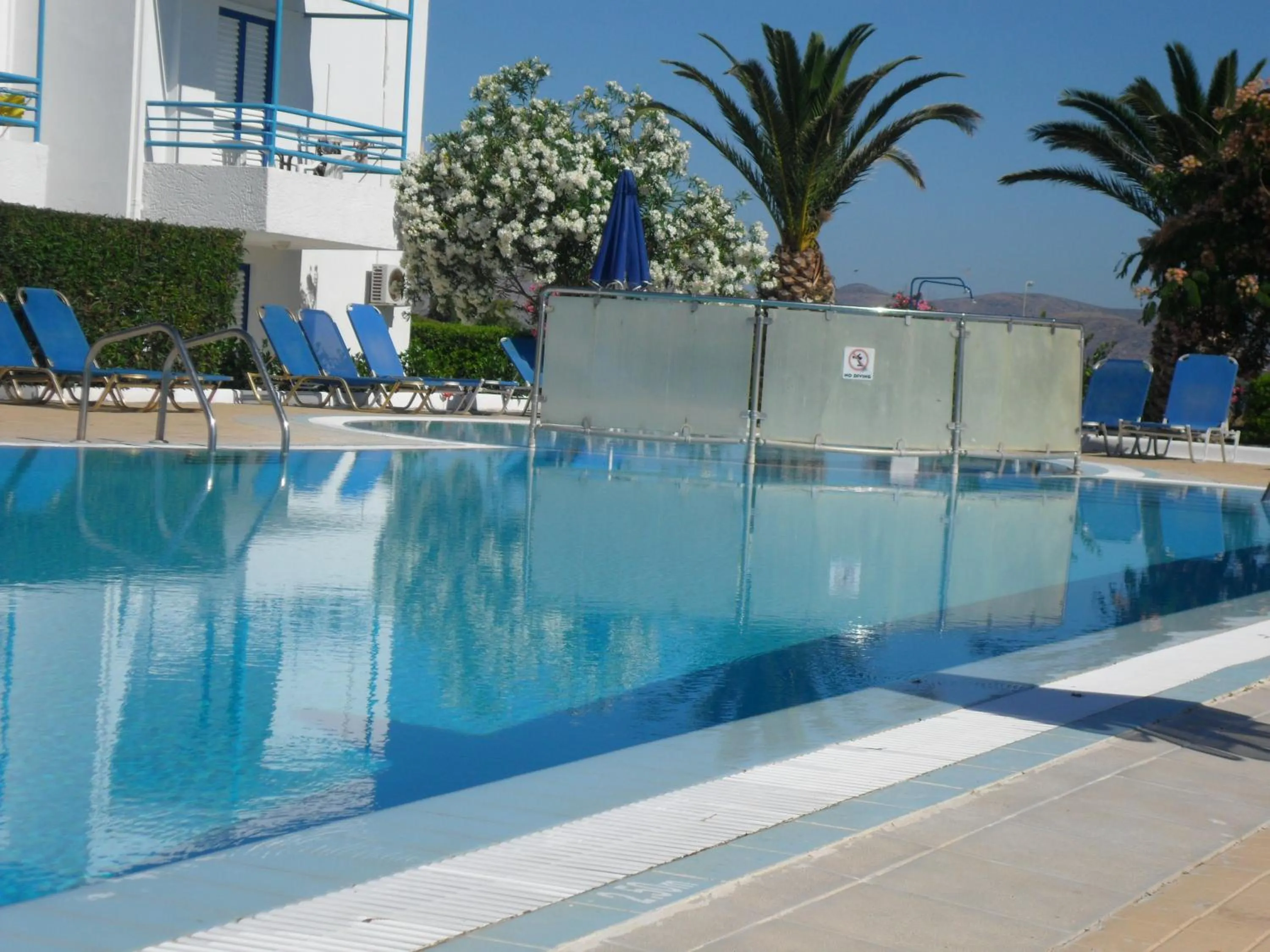 Swimming pool in Miros Hotel Apartments