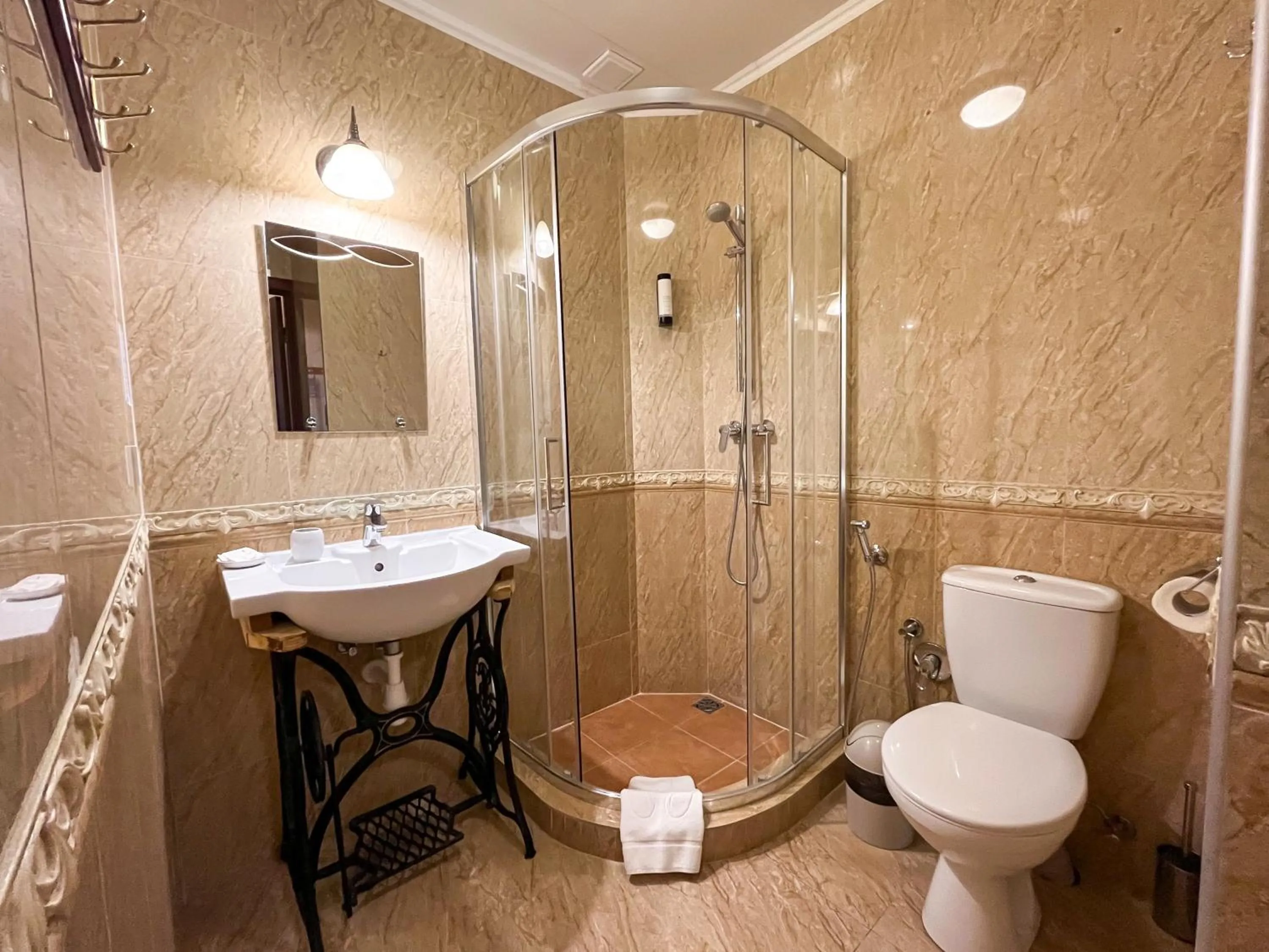 Shower in Hotel Plazma