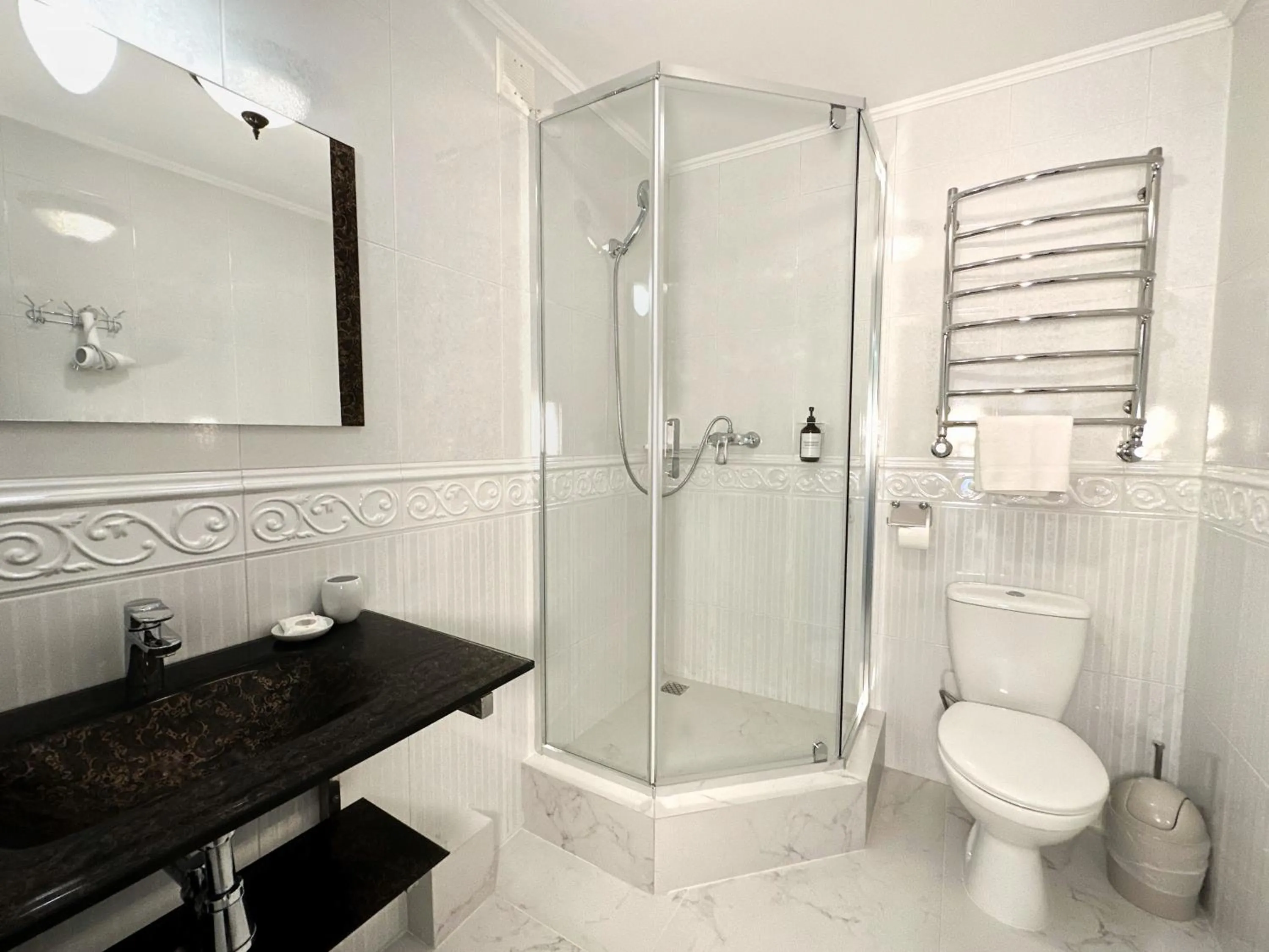 Shower in Hotel Plazma