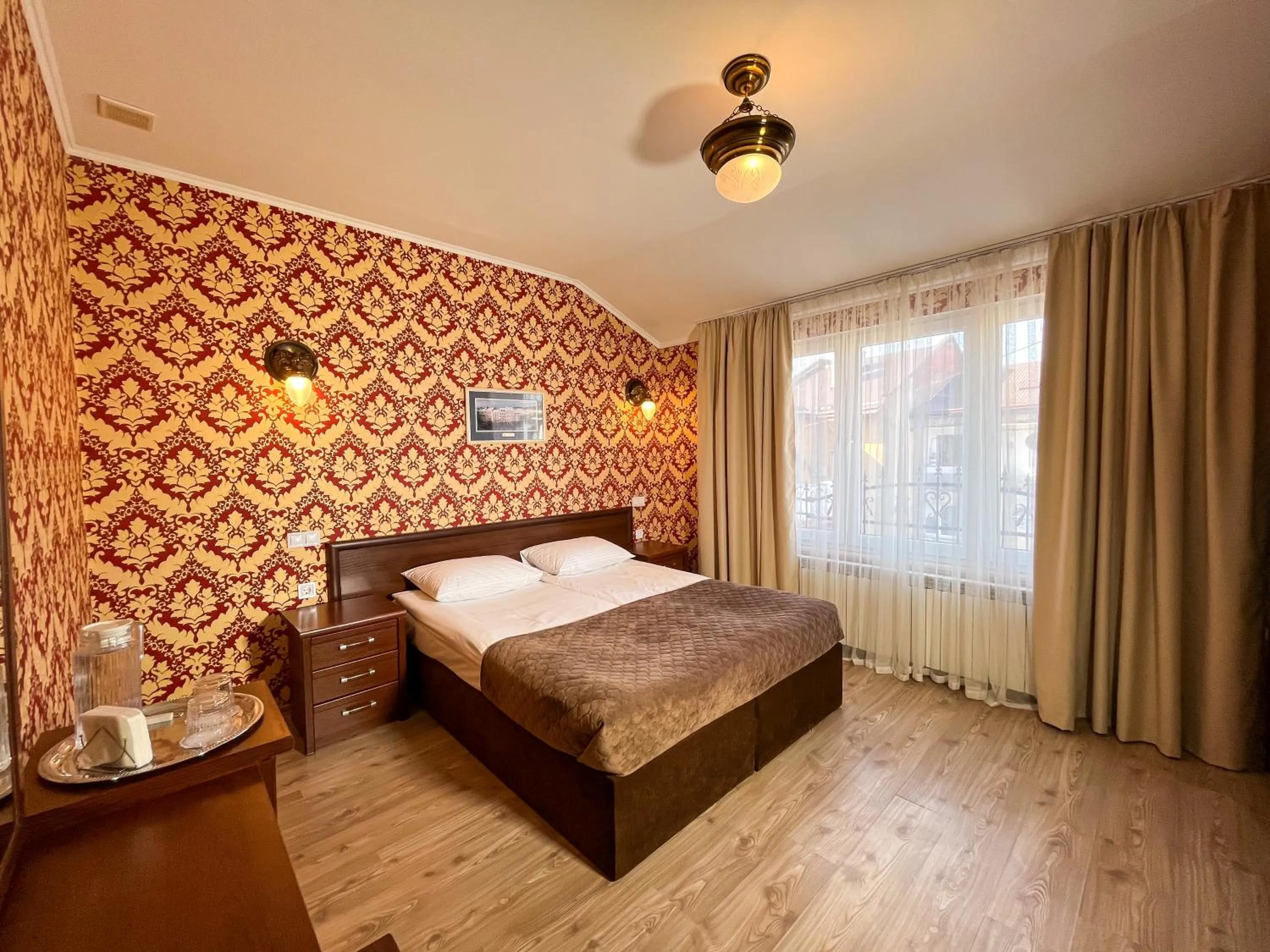 Bed in Hotel Plazma