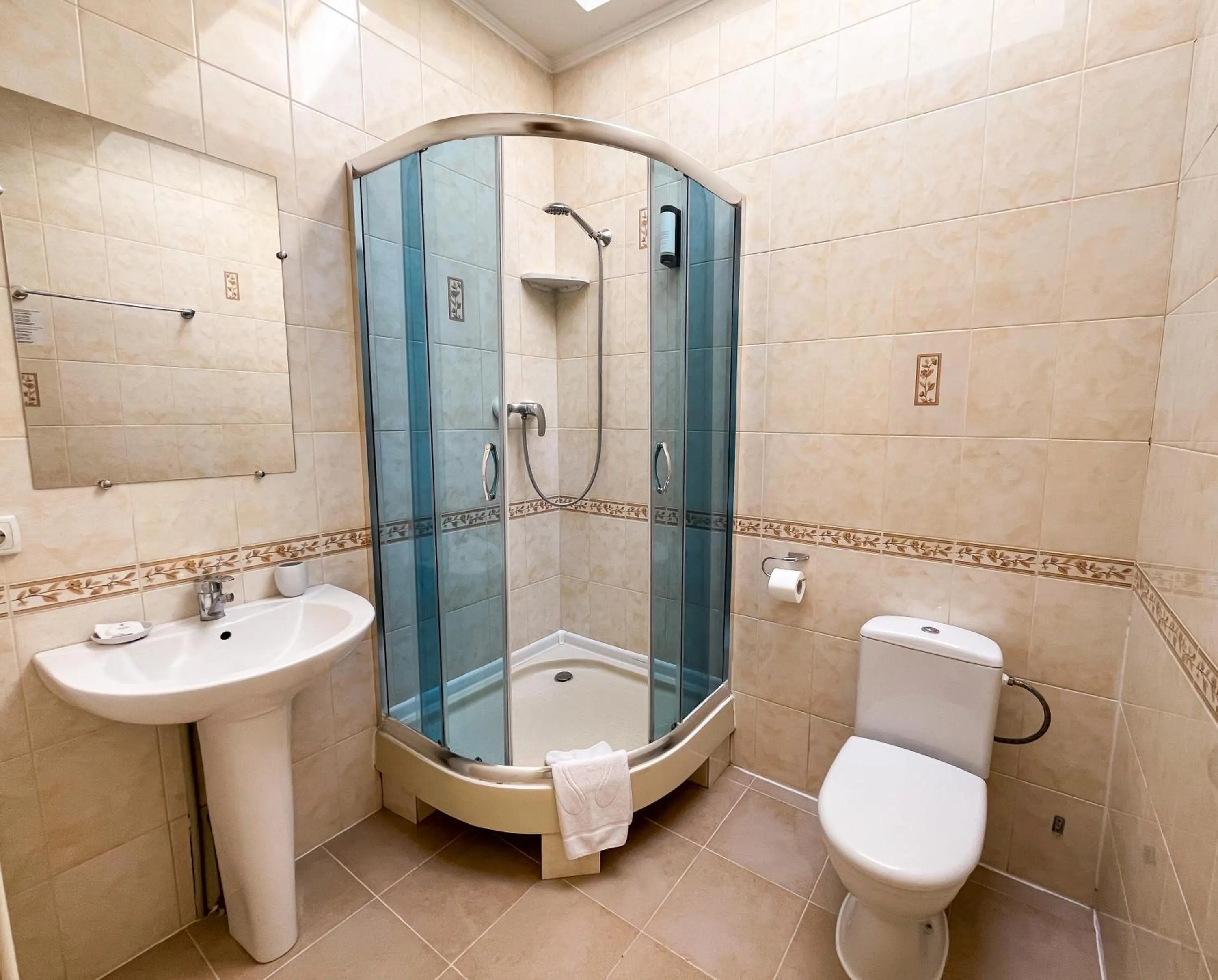 Shower in Hotel Plazma