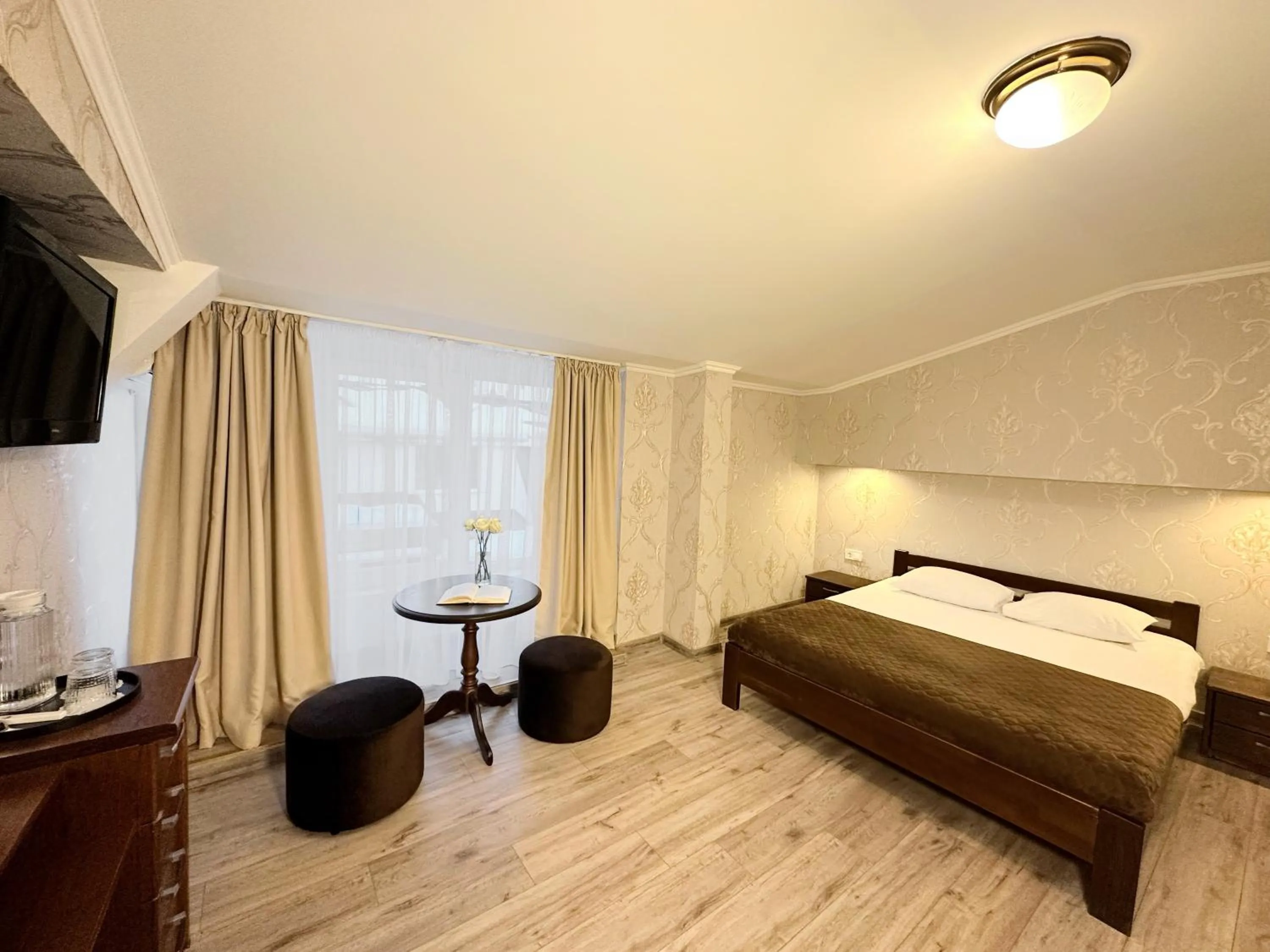 Bed in Hotel Plazma