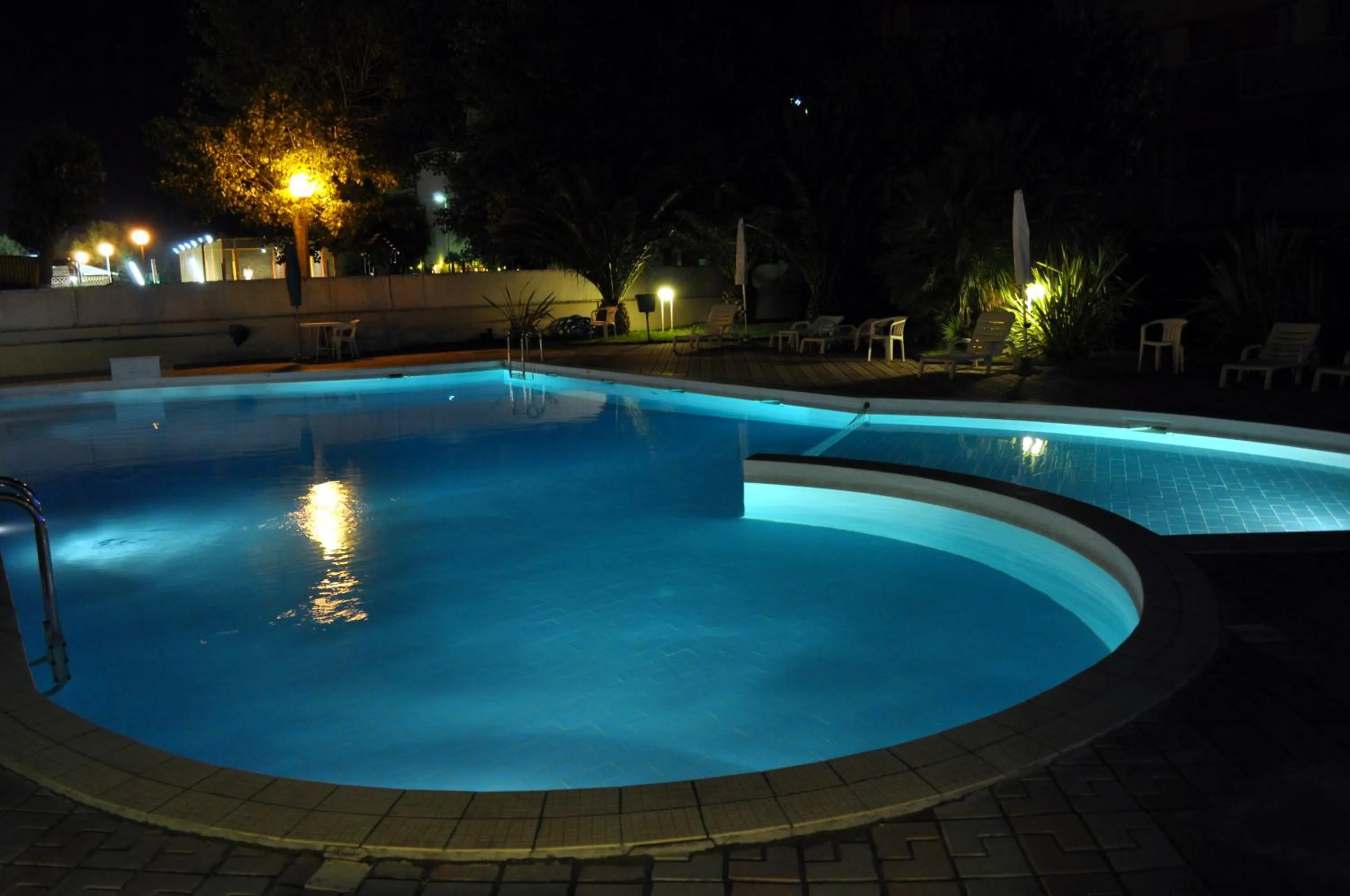 Swimming pool in Hotel Perla