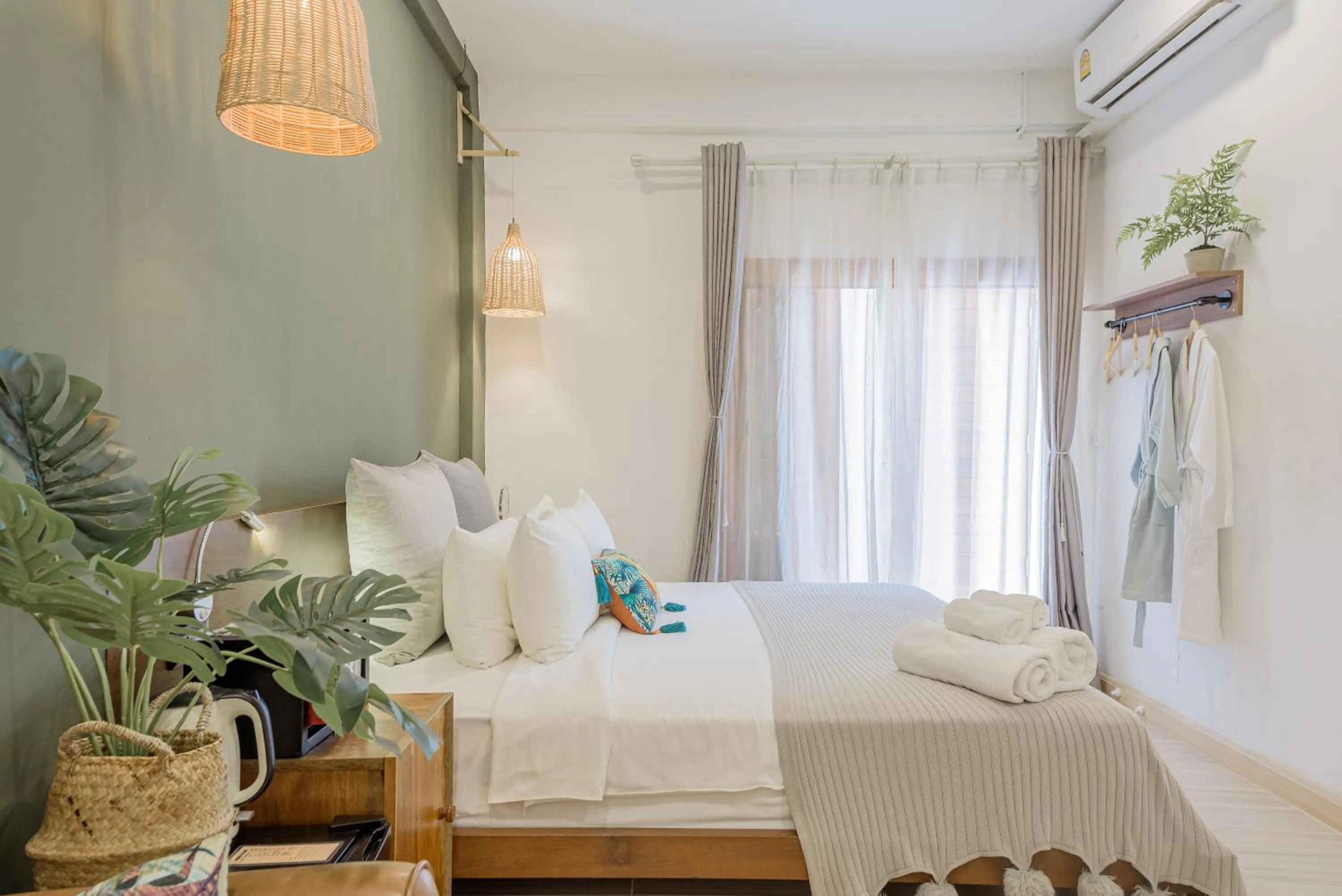 Bed in YOLO Bangkok Boutique Hotel