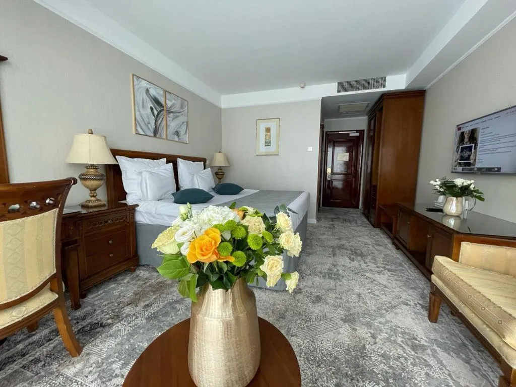 Bed in Hotel HP Tower One Brasov