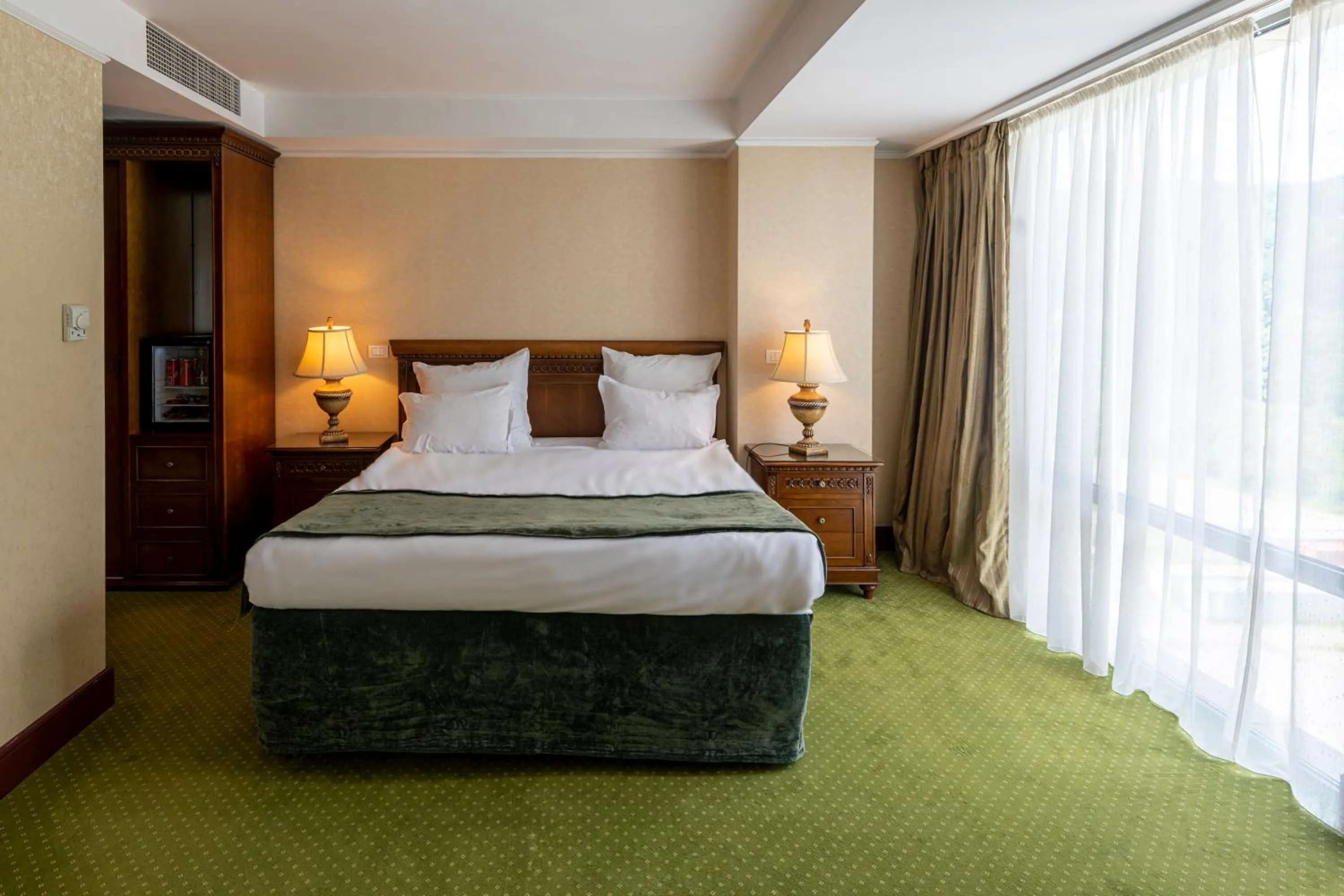 Bed in Hotel HP Tower One Brasov