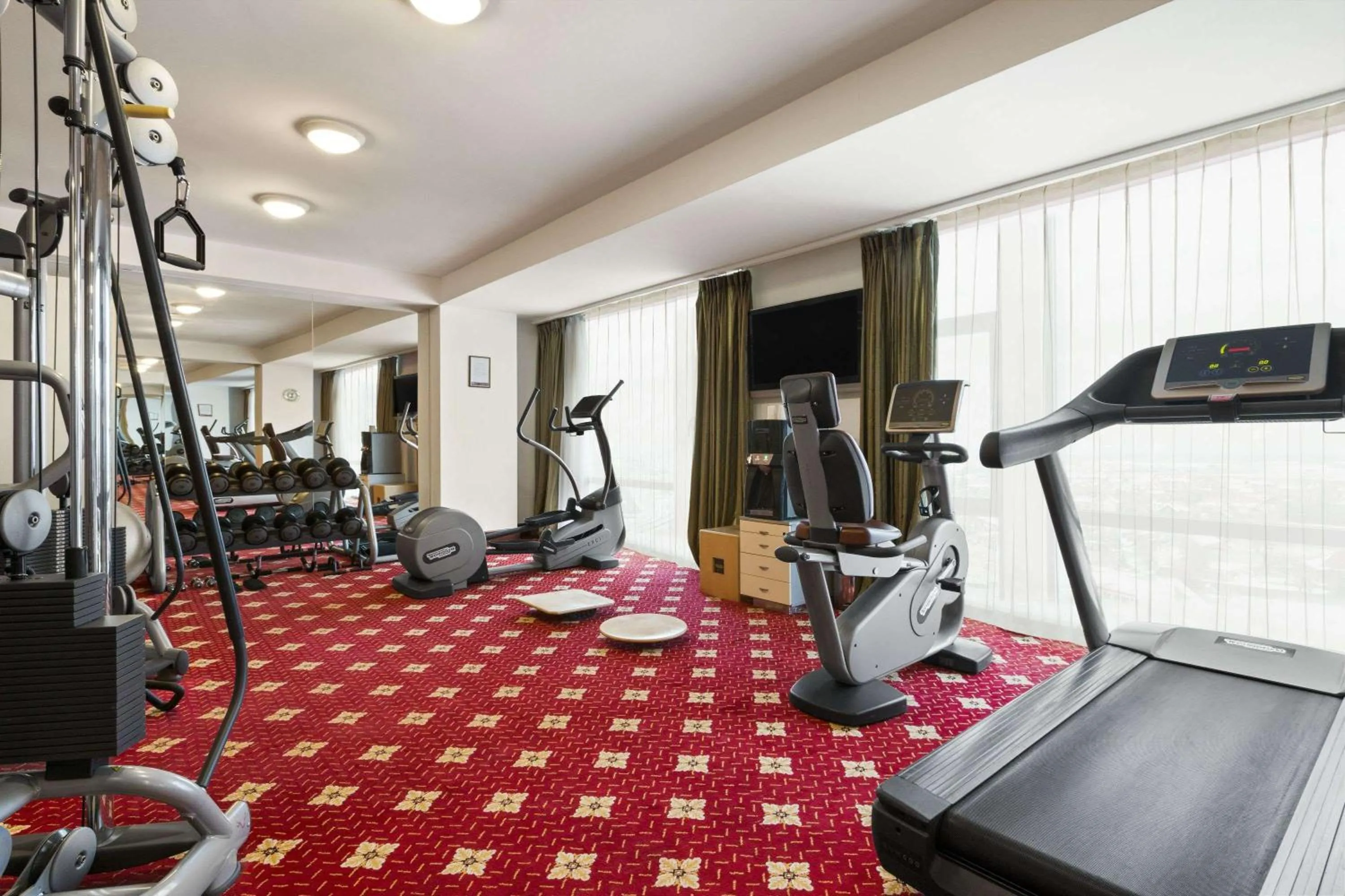 Fitness centre/facilities in Hotel HP Tower One Brasov