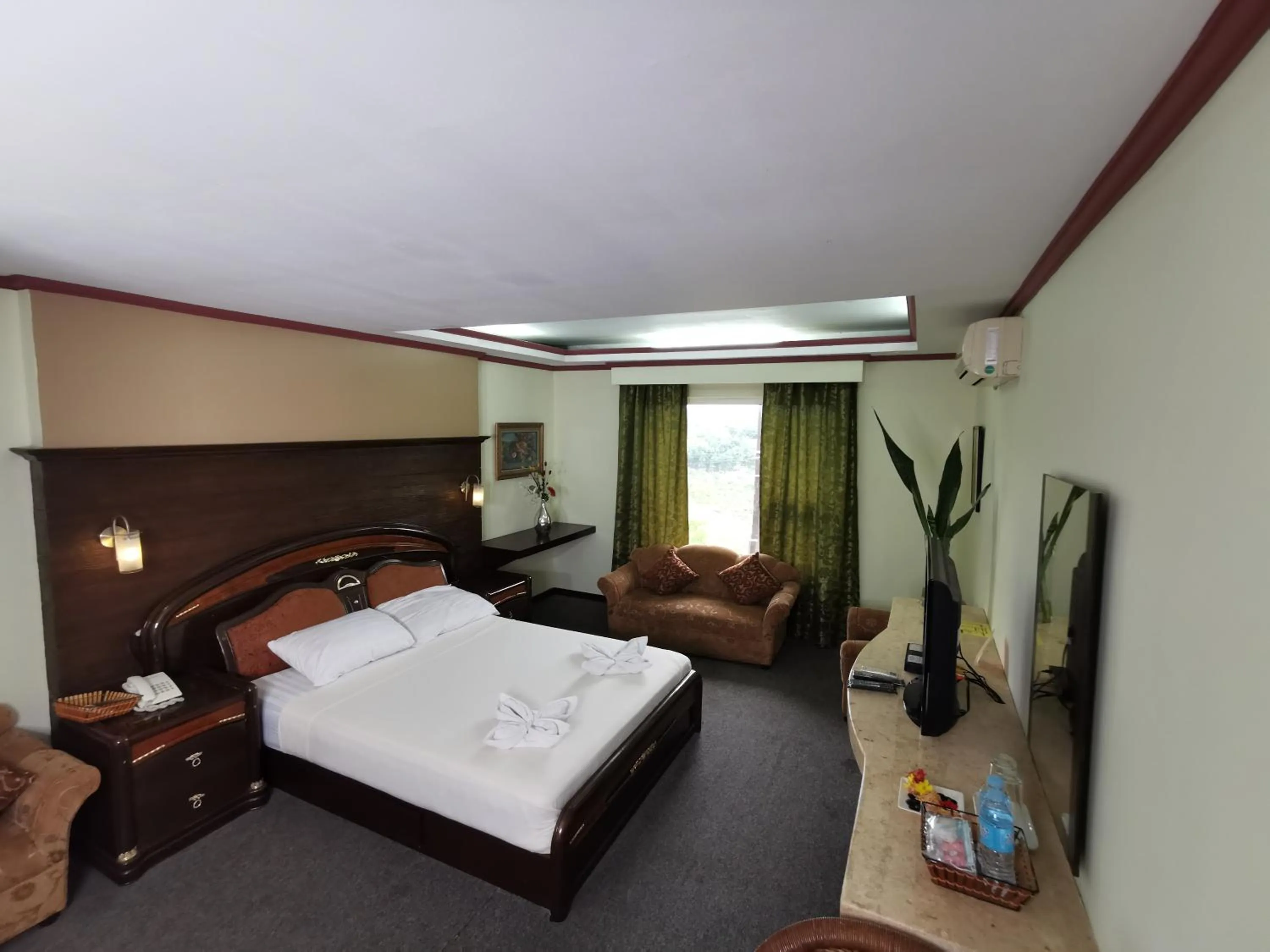 Bed in Cebu Hilltop Hotel