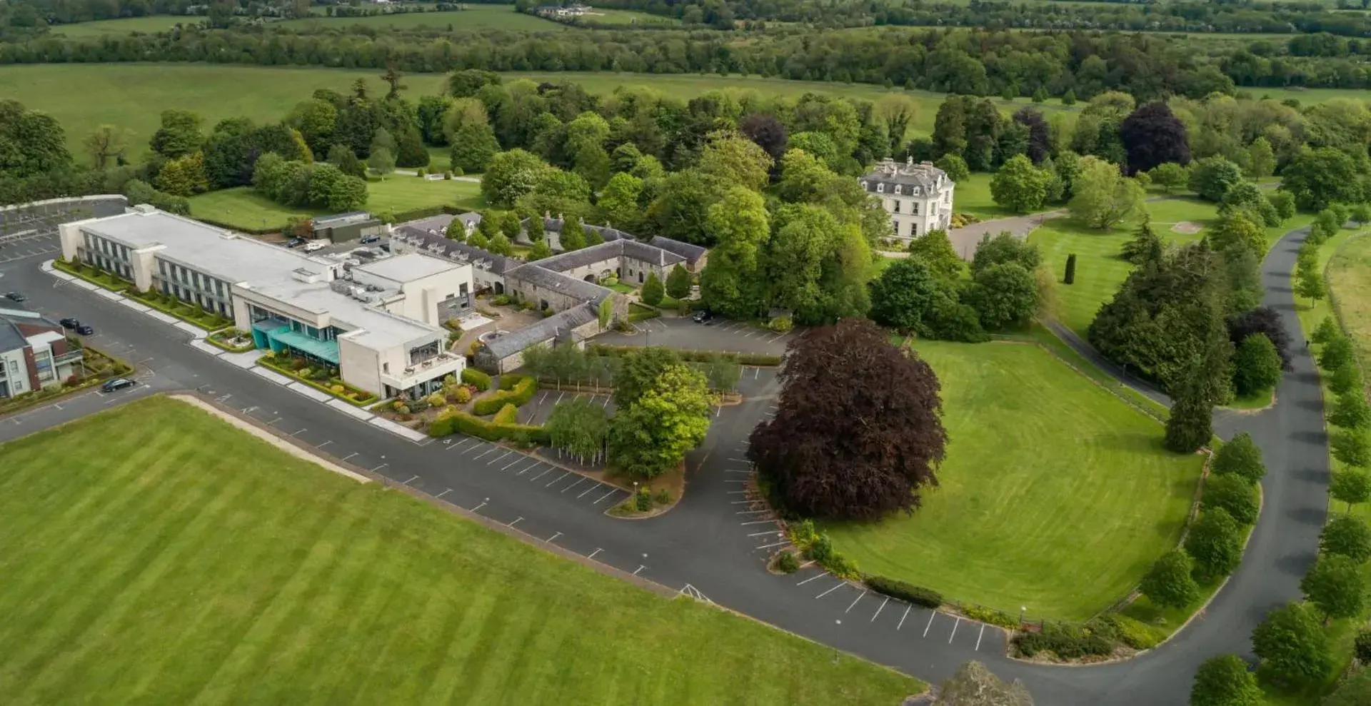 Bird's eye view in Moyvalley Hotel & Golf Resort Bird's eye view in Moyvalley Hotel & Golf Resort