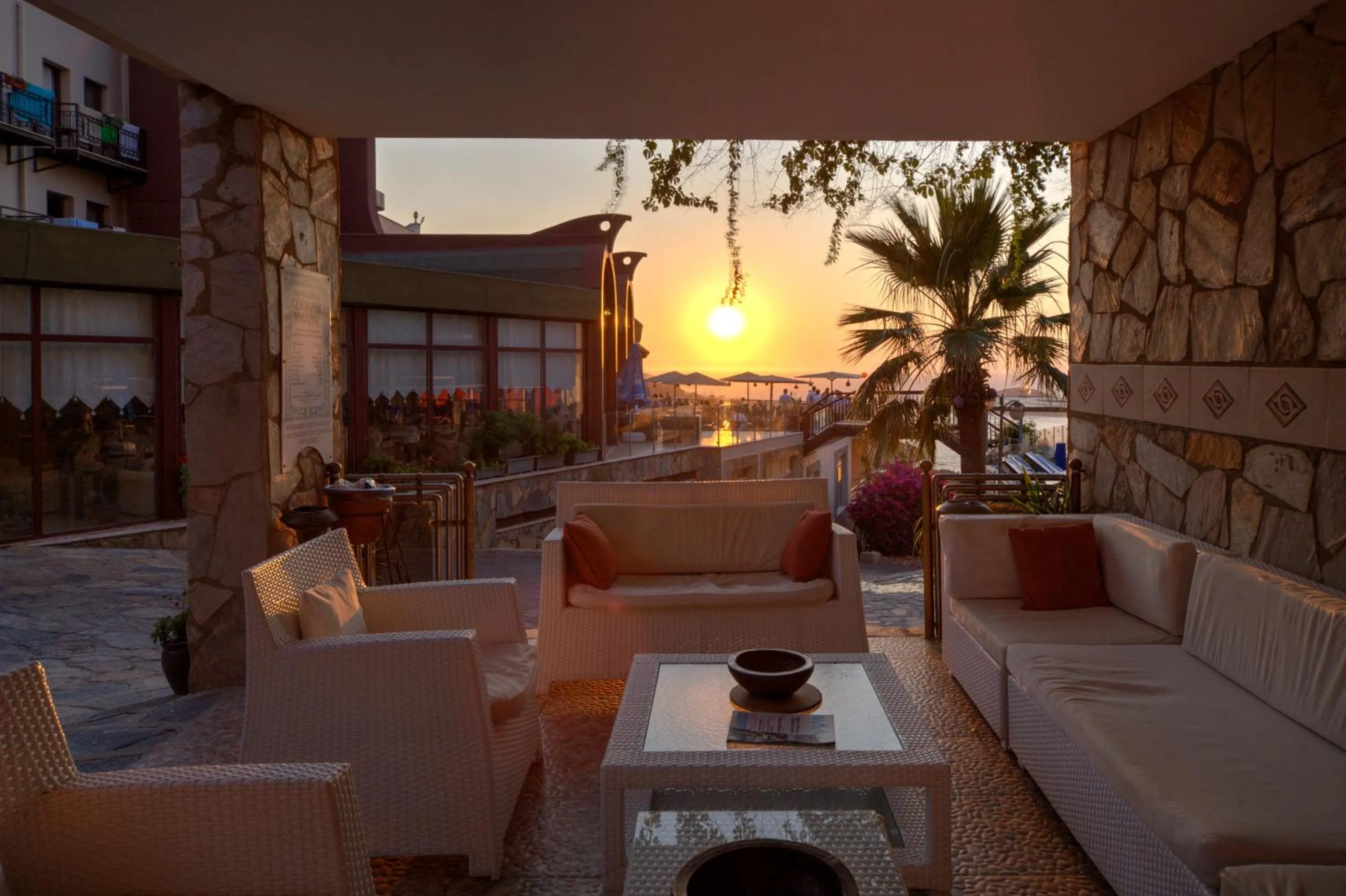 Patio in Crystal Hotel Bodrum