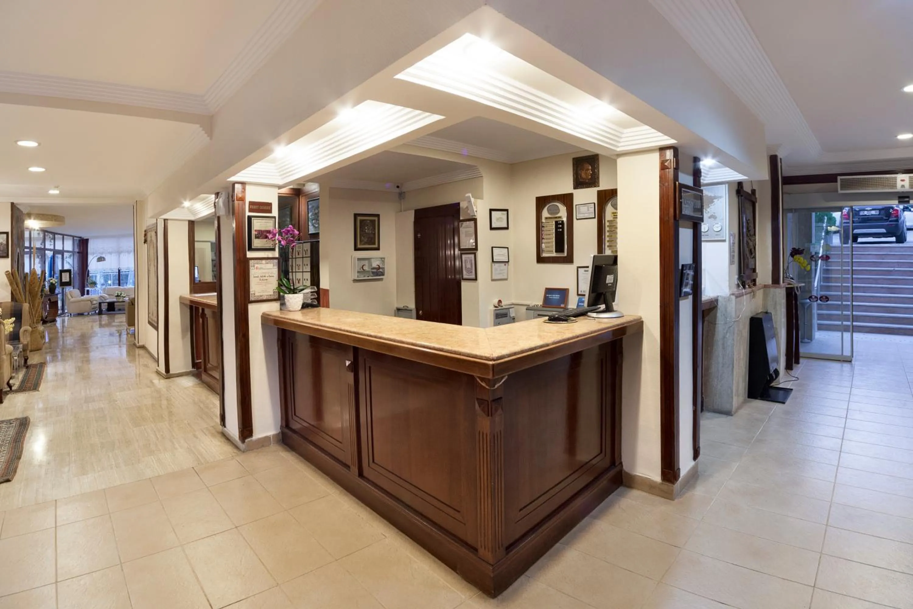Lobby or reception in Crystal Hotel Bodrum
