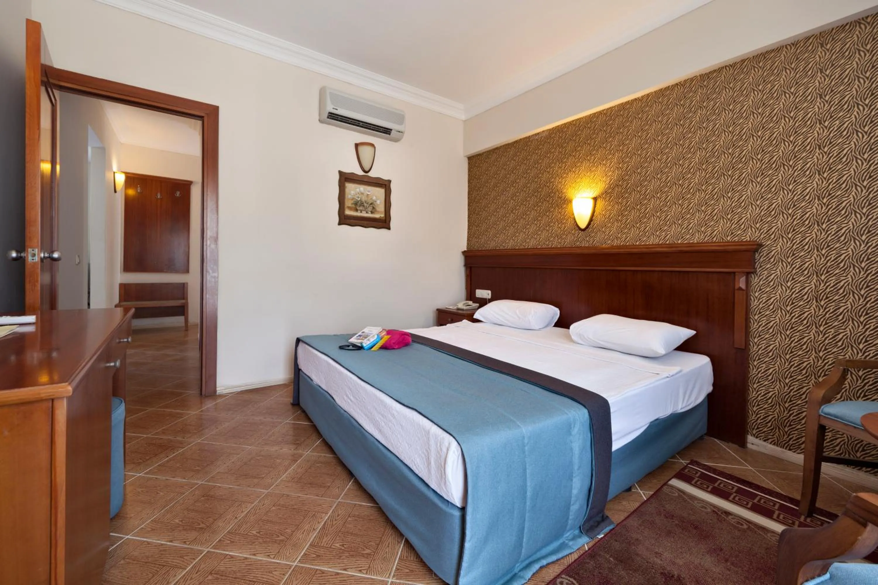 Bed in Crystal Hotel Bodrum