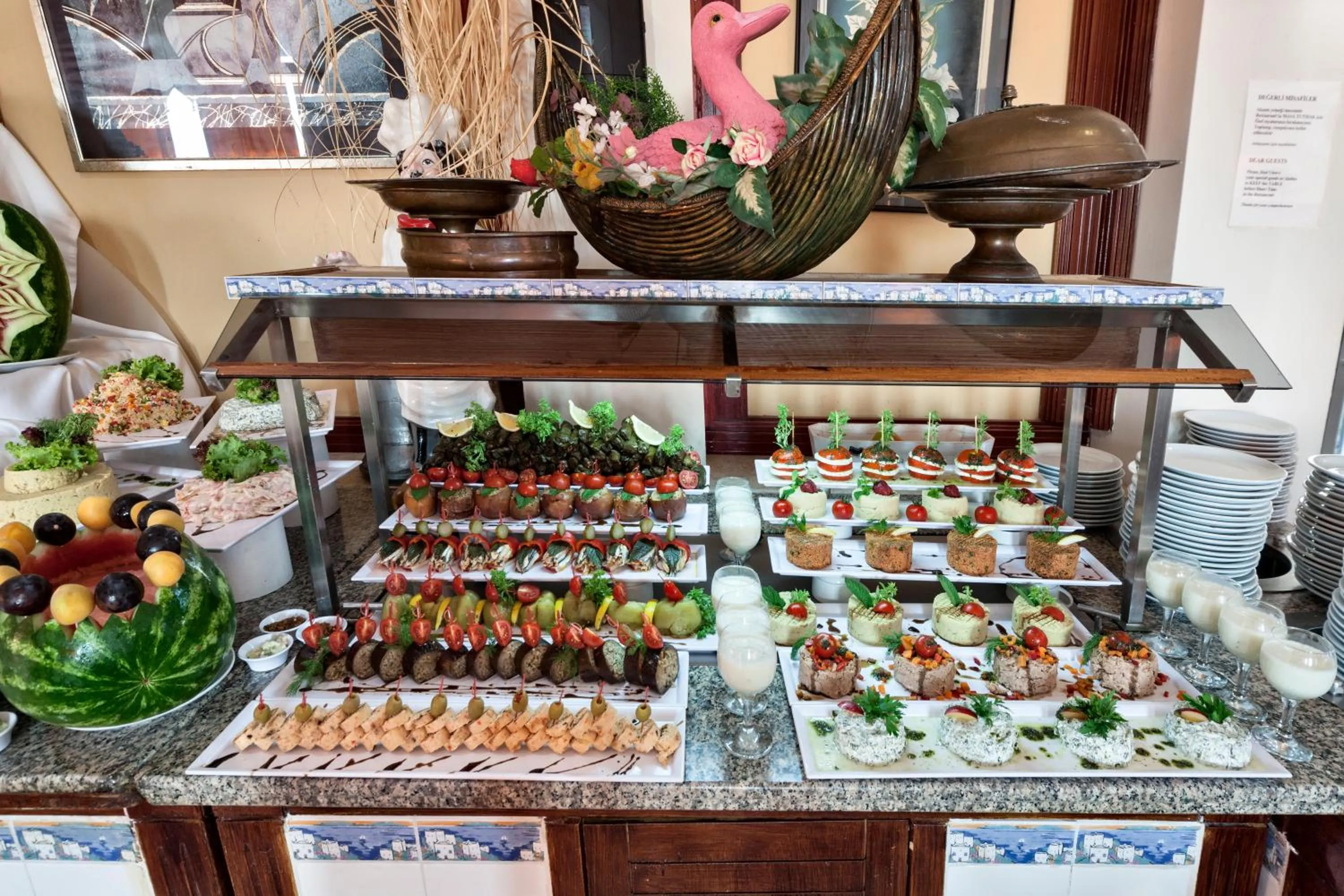 Food close-up in Crystal Hotel Bodrum