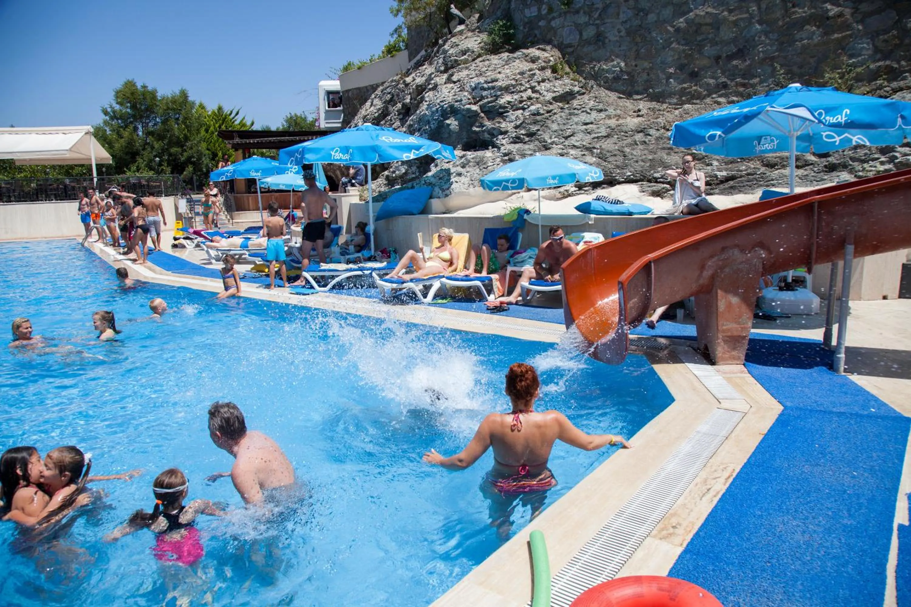 Swimming pool in Crystal Hotel Bodrum