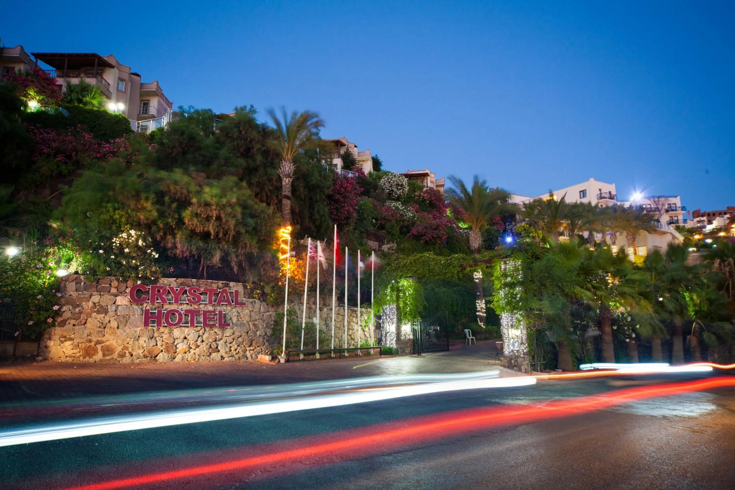 Facade/entrance in Crystal Hotel Bodrum