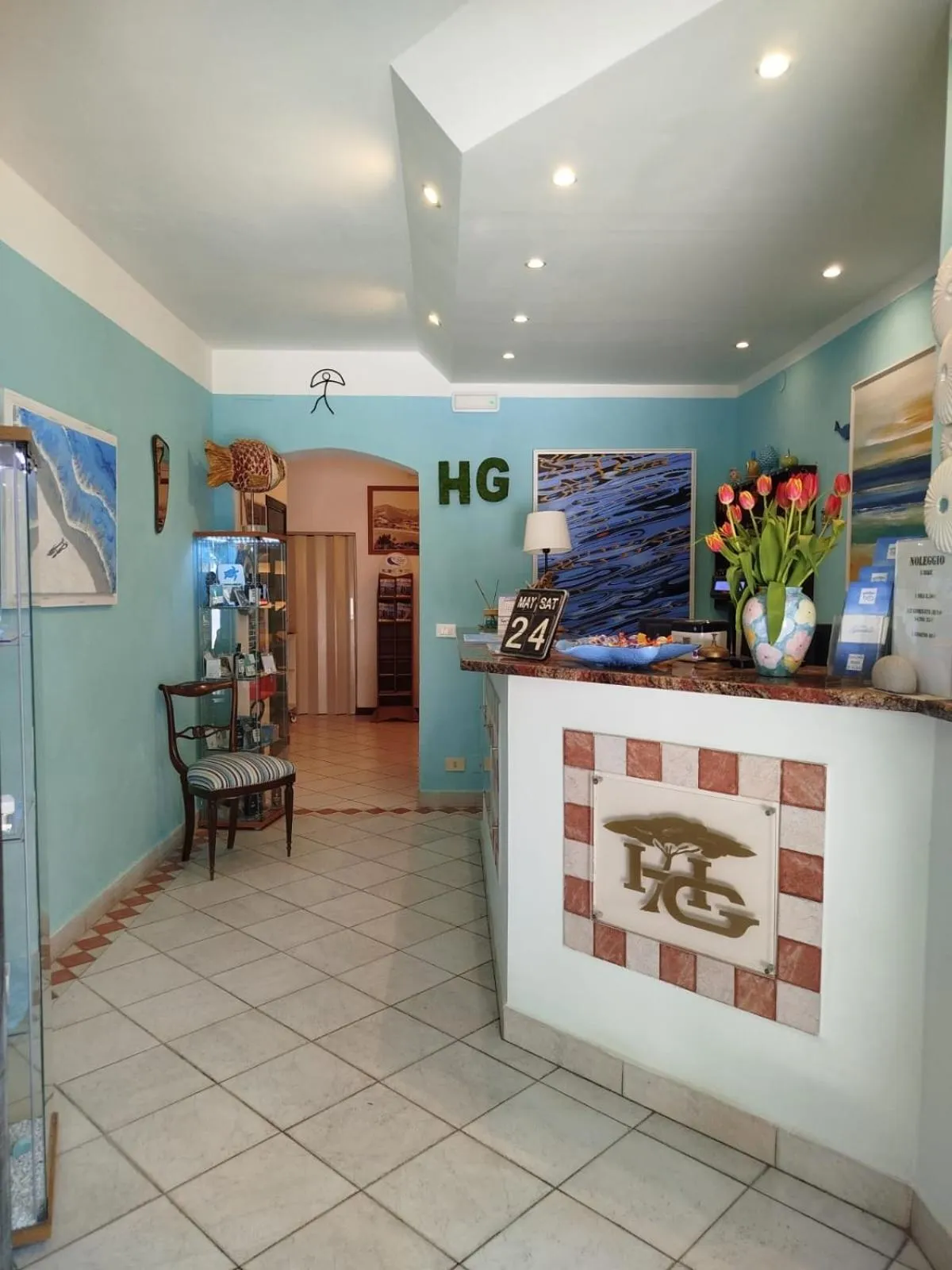 Lobby or reception in Hotel Giardino