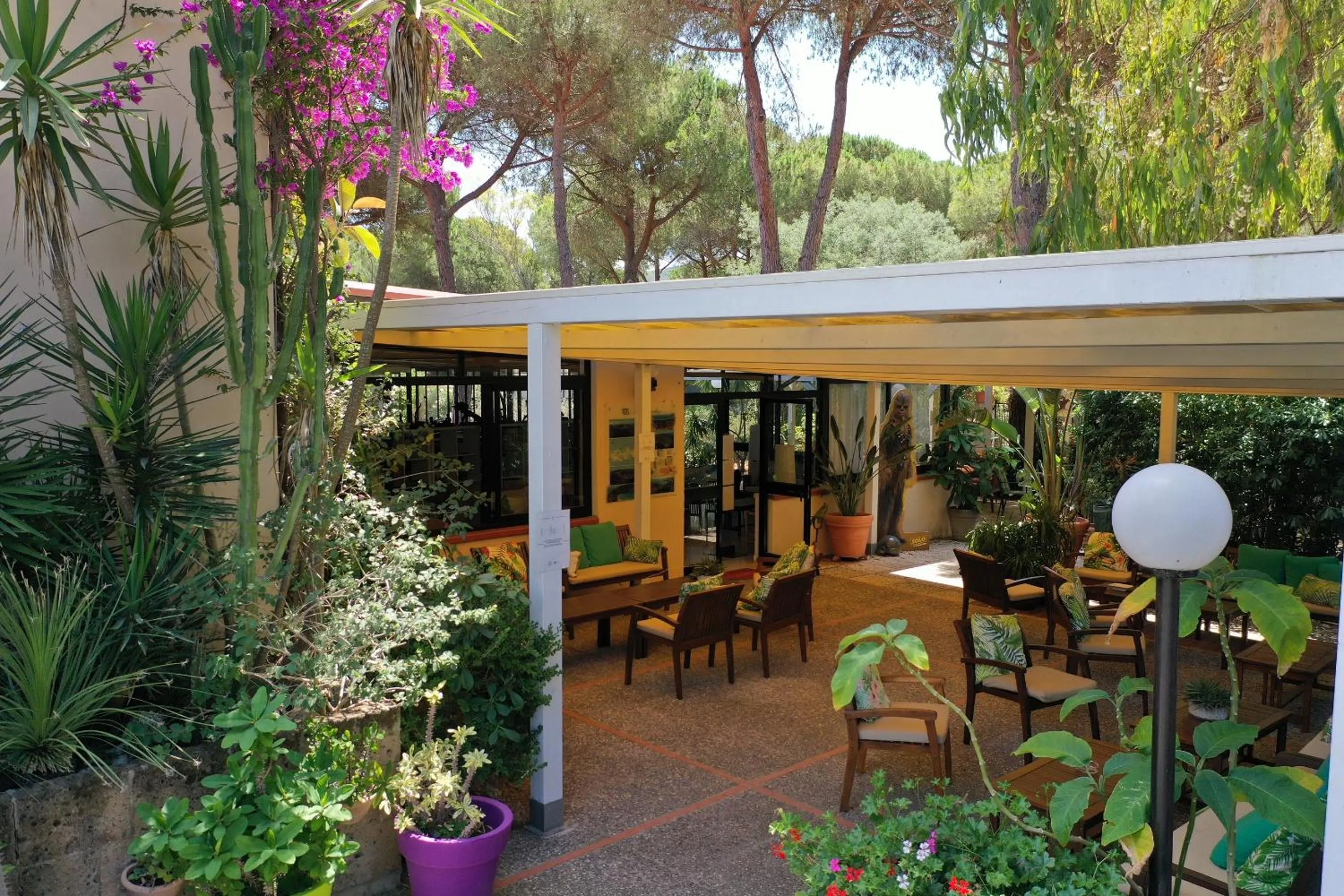 Communal lounge/ TV room in Hotel Giardino