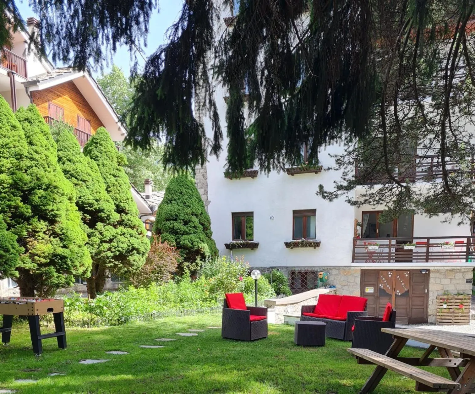 Garden in Pensione Bianca