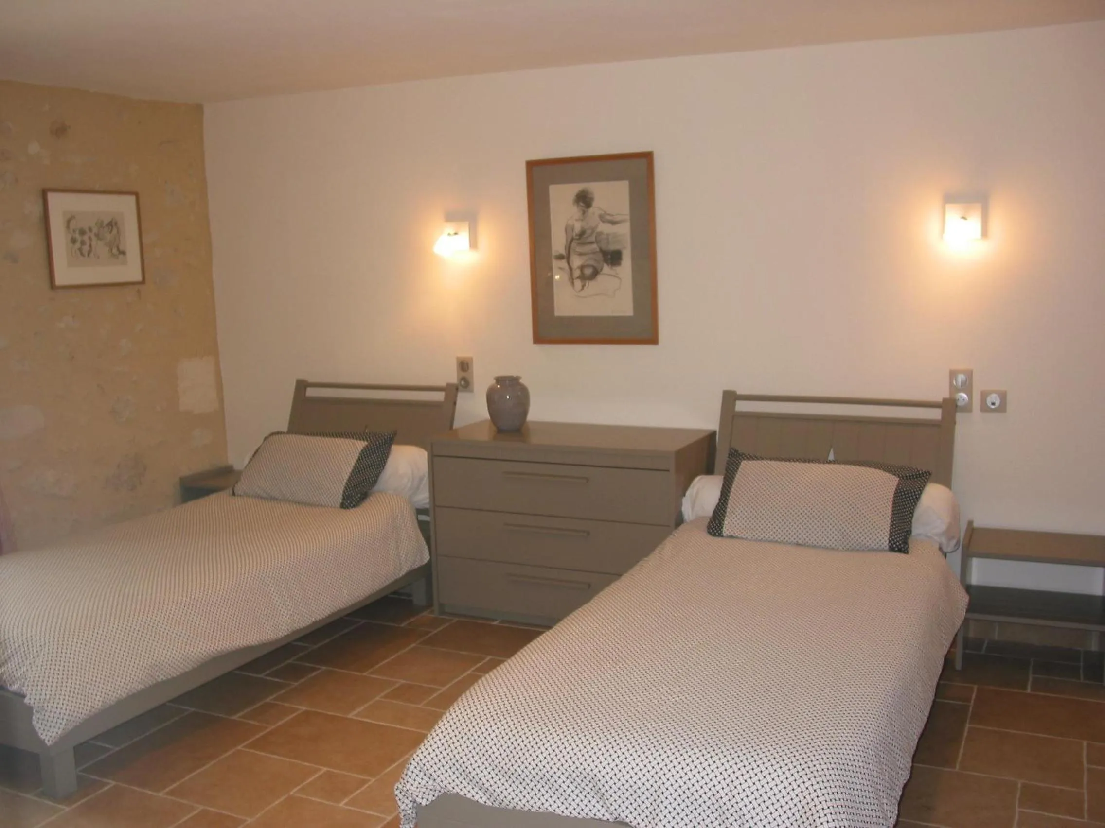 Twin Room in B&B Les Secrets de Tifayne