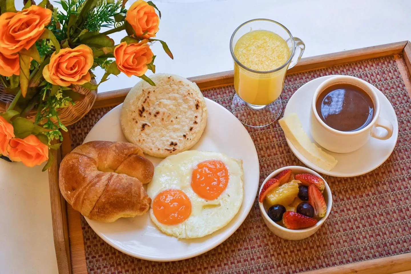 Continental breakfast in Hotel Boutique los Remansos