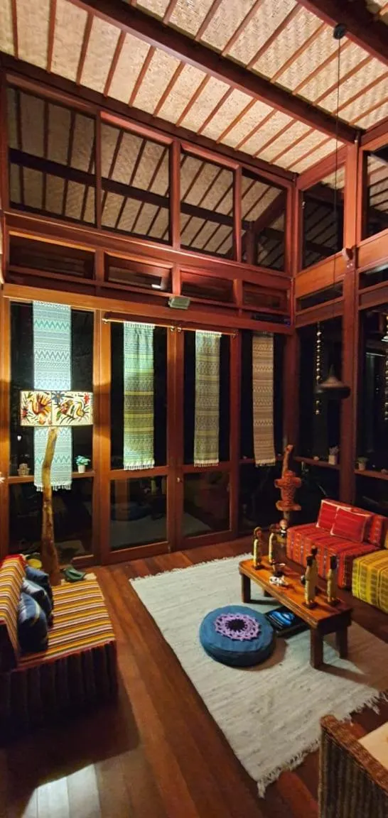 Living room in VillaHermosa B&B